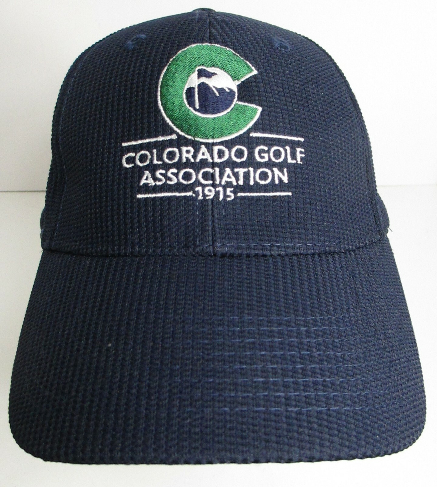 Colorado Golf Association Hat Fitted Medium  aprox 7 1/2" stretchfit Ball Cap