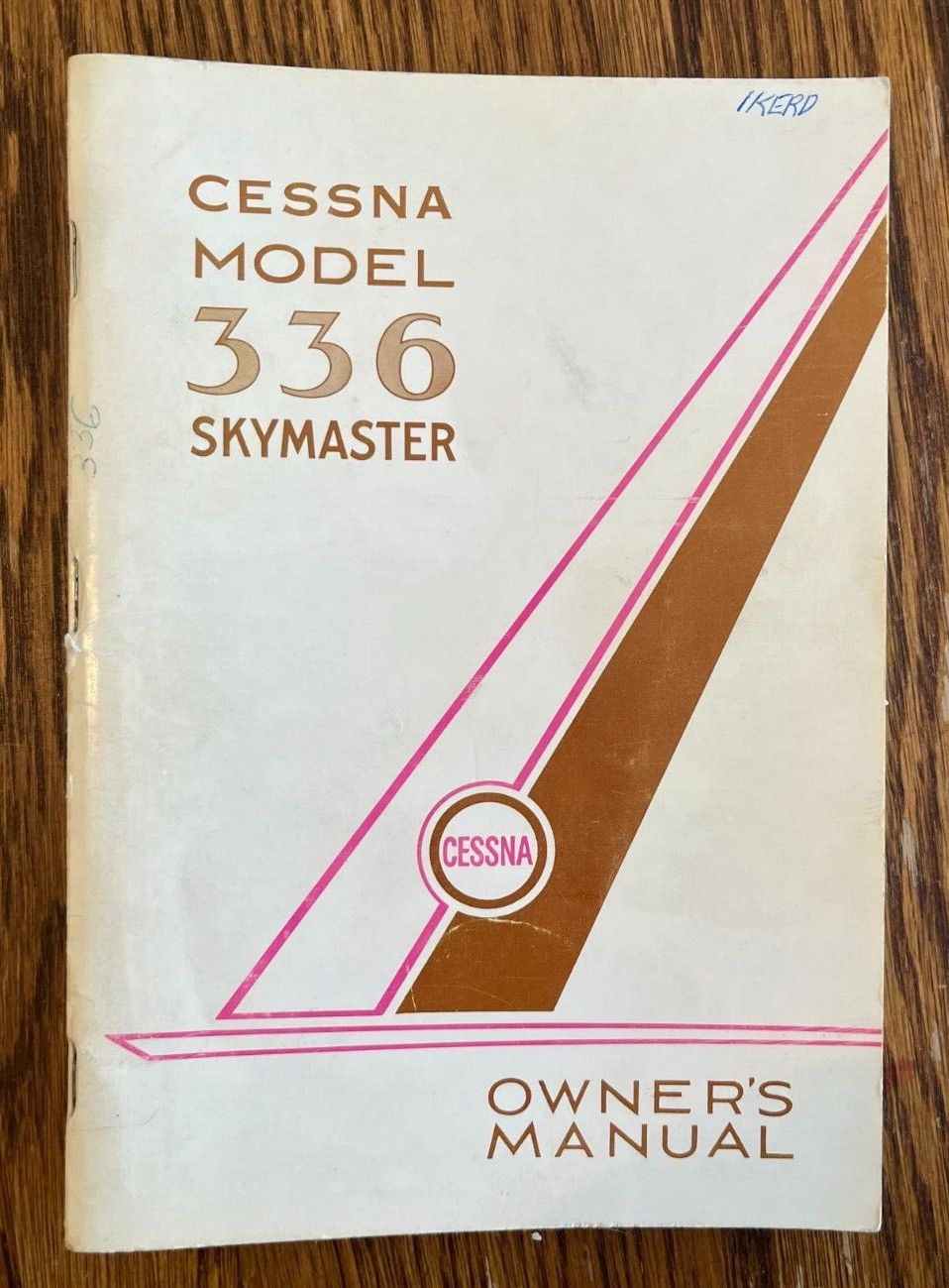 1963 Cessna Model 336 Skymaster Owner's Manual Original D-176-13-M-S-3000