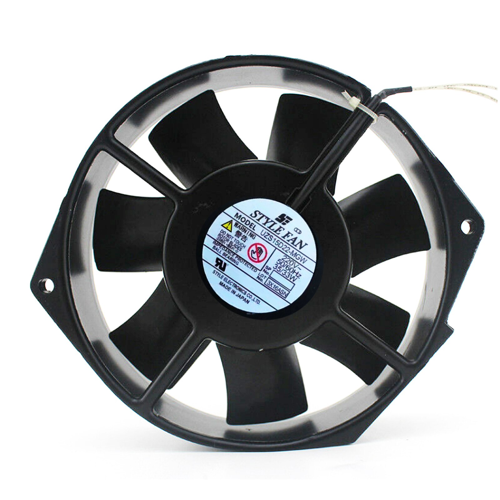 New In Box STYLE FAN UZS15D22-MGW Cooling Fan 220V 35/33W 50/60HZ