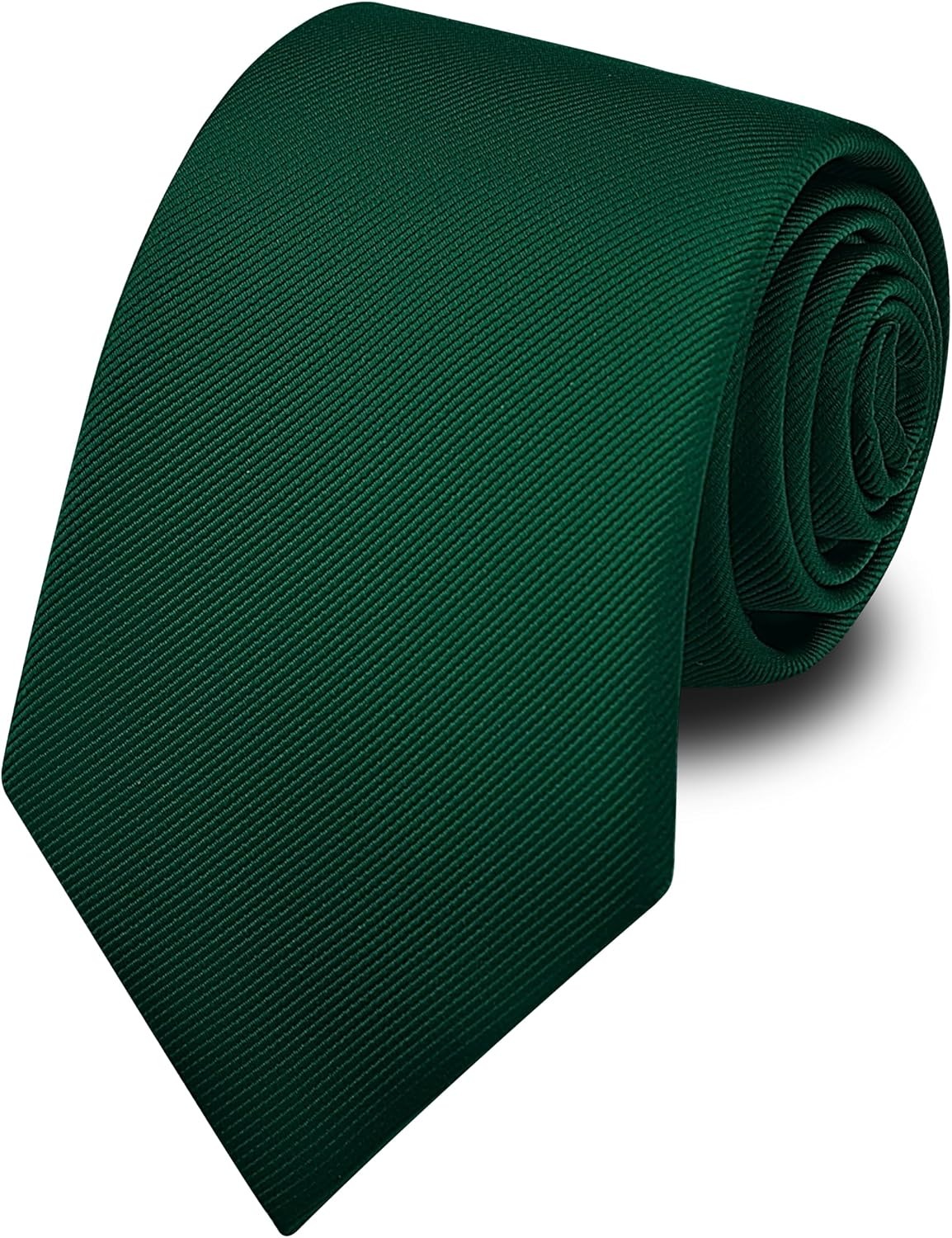 Branduce 63'' XL Tie Mens Extra Long Solid Woven Necktie for Men Big and Tall +