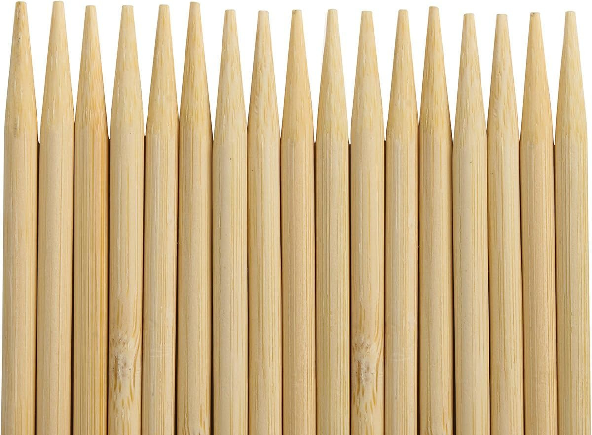 Bamboo Marshmallow Roasting Sticks with 30 Inch 5mm Thick Extra Long Heavy Duty