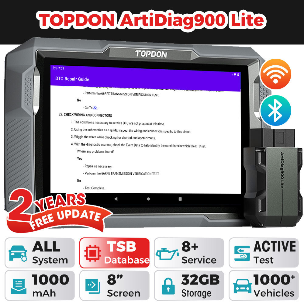 2026 TOPDON AD900 Lite  OBD2 Scanner Diagnostic Tools  All System Diagnosis