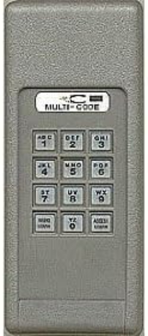 Weatherproof Multi-Code Keypad Transmitter - 12-Button Access Control Solution