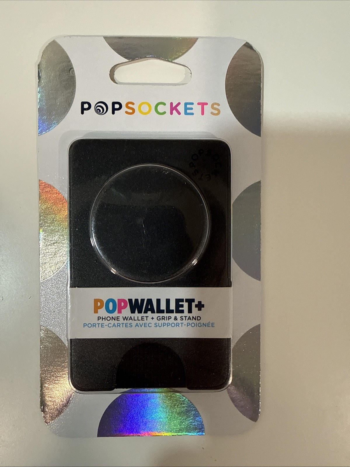 Authentic PopSockets PopWallet Plus Black Card Holder