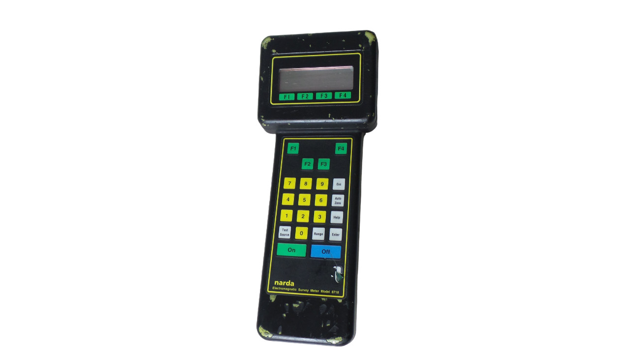 NARDA 8718 ELECTROMAGNETIC SURVEY METER - Free Shipping