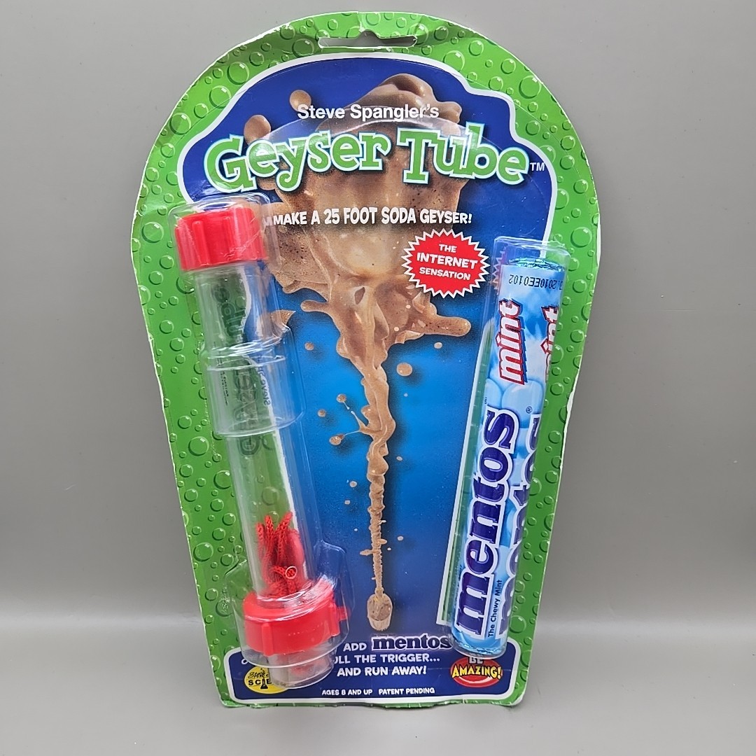 NEW Geyser Tube With Mentos For 25 Foot Soda Geyser Steve Spangler Science