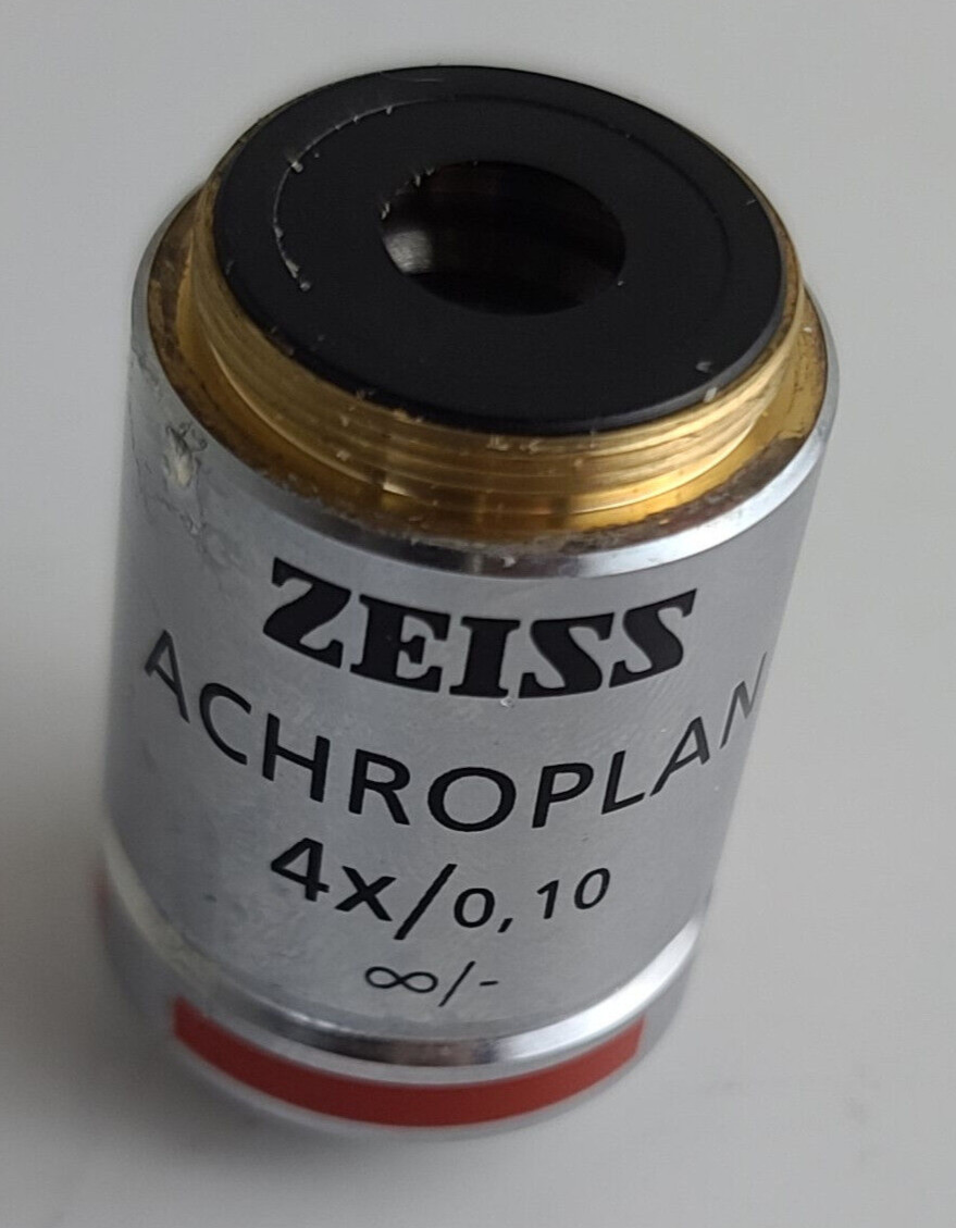 Zeiss Achroplan 4x/0,10 Infinity Microscope Objective Zeiss 44 00 20 01
