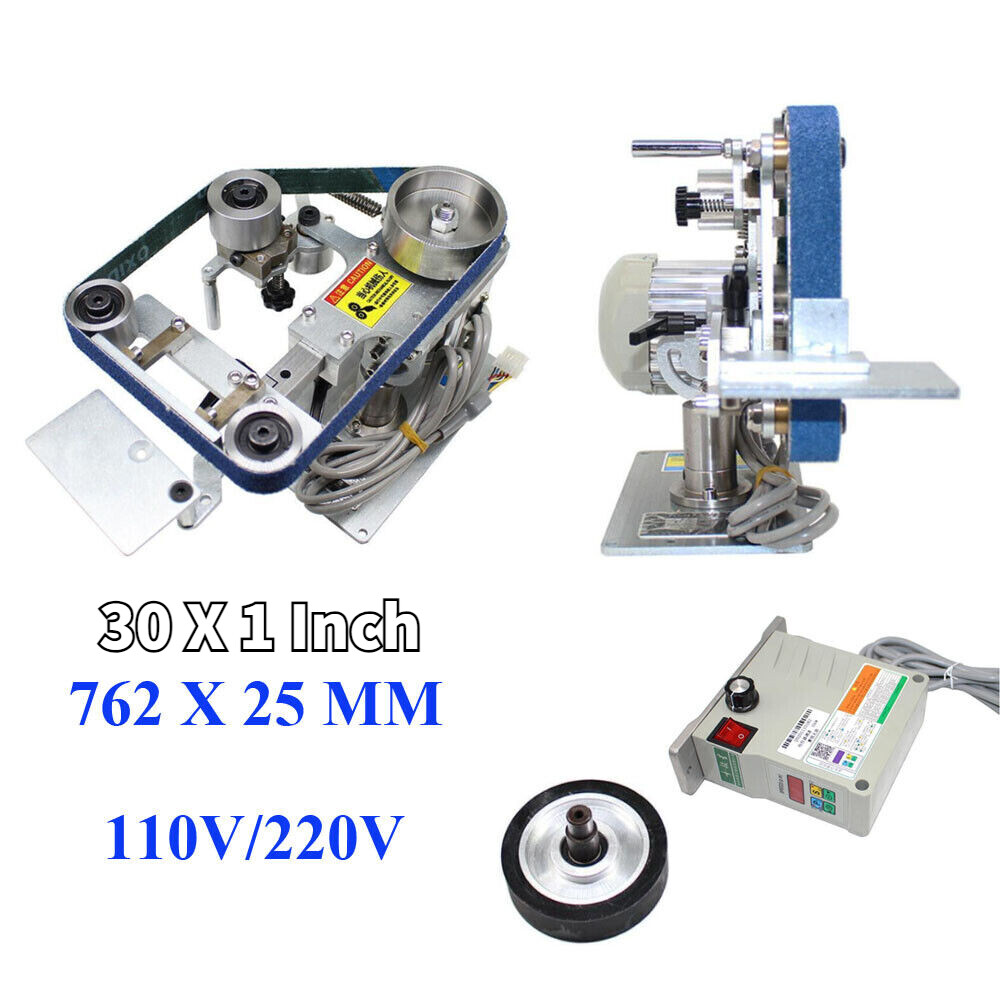 Mini Bench Belt Machine 550W Home Sander Polishing Grinding Machine Sharpener