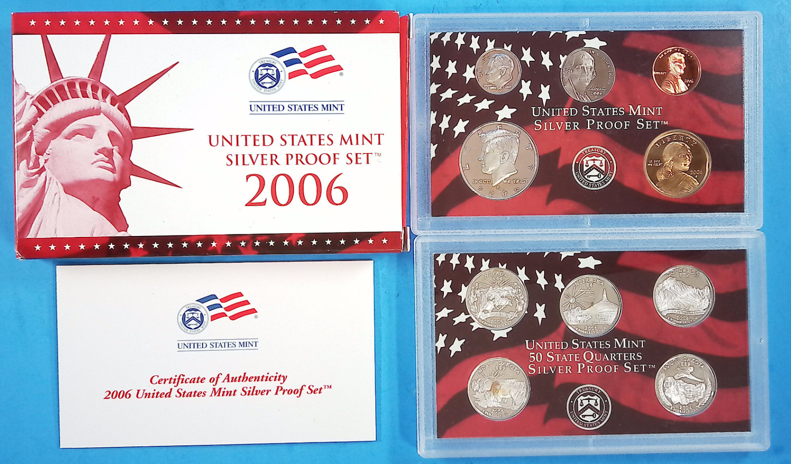 2006-S United States Mint Silver Proof Set 10-Coins OGP
