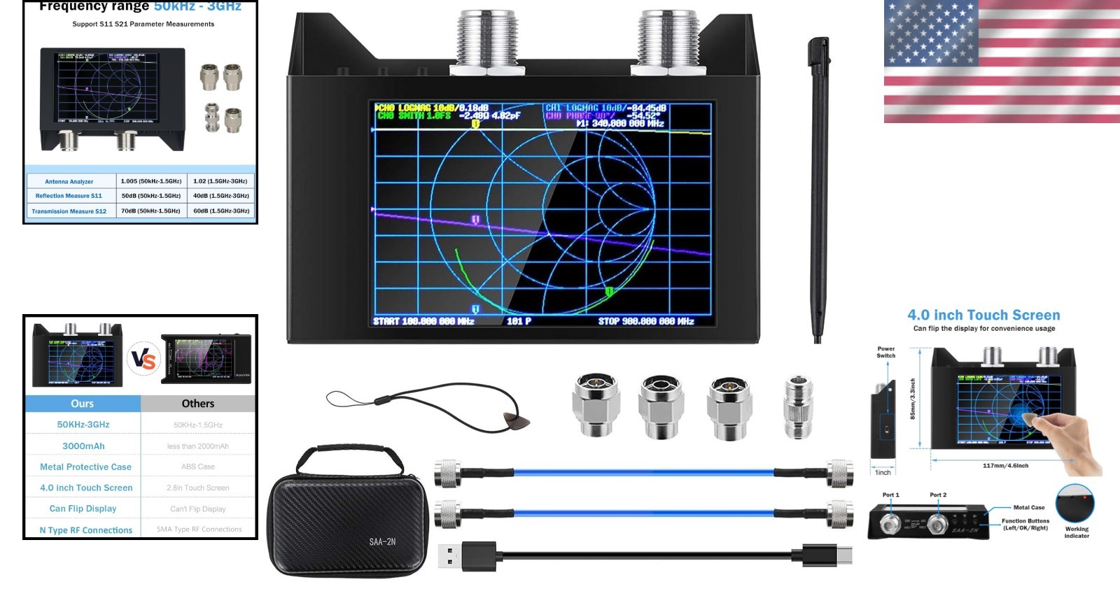 NanoVNA -2N V2.2 Vector Network Analyzer