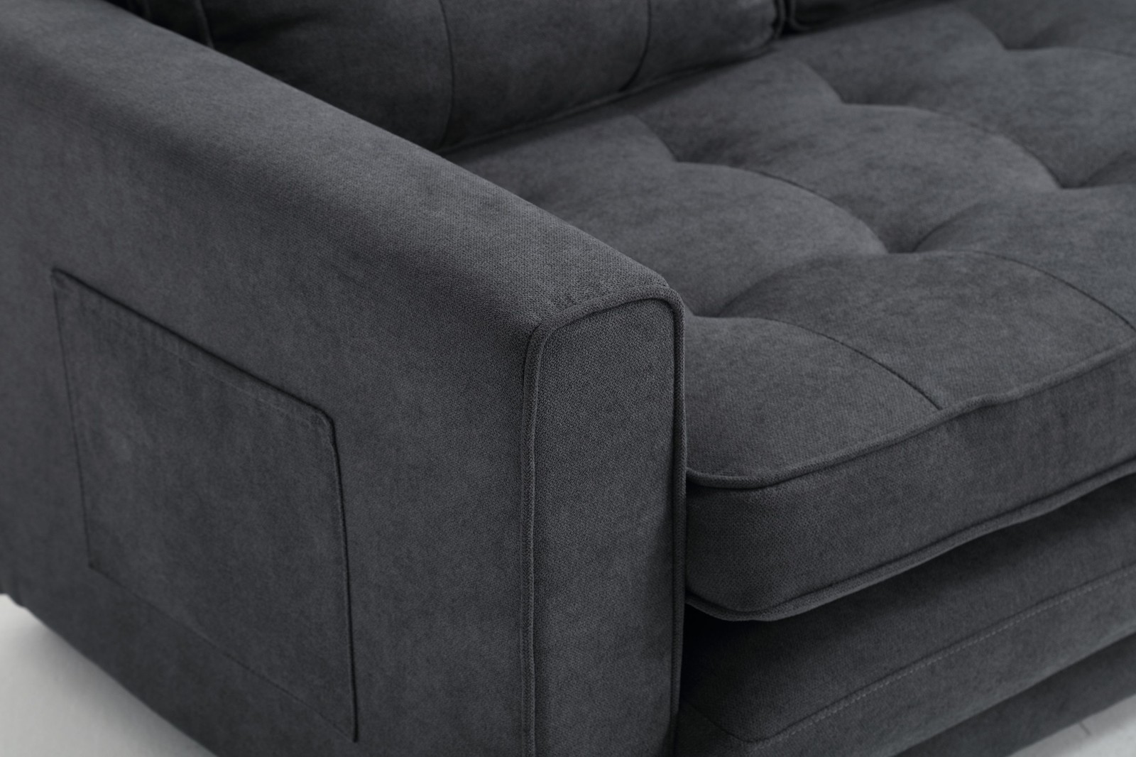 3 Fold Sofa,Convertible Futon Couch sleeper sofabed,Space saving loveseat,Pull O