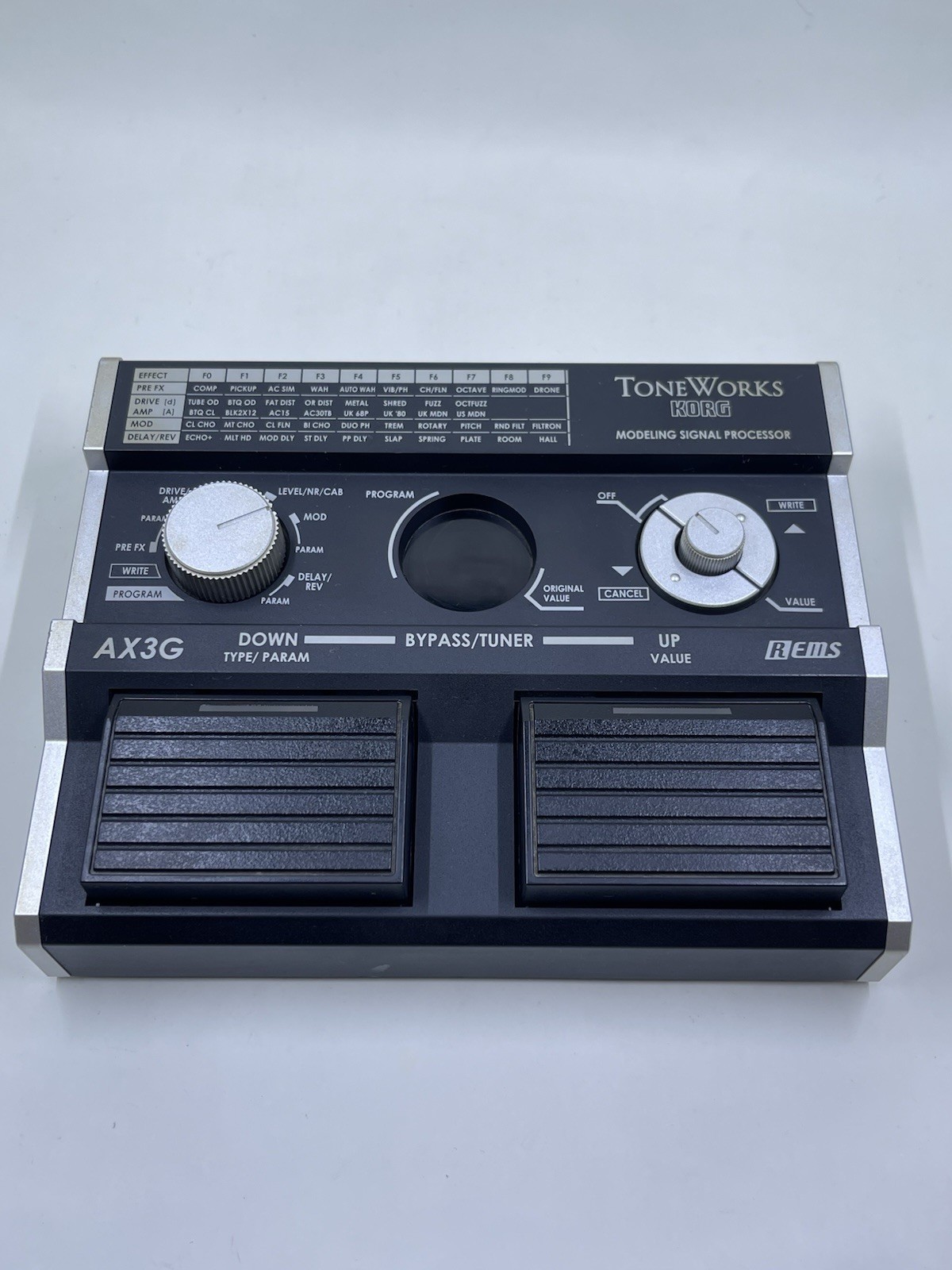 KORG ToneWorks AX3G MODELING SIGNAL PROCESSOR Acoustic Guitar Effect UNTESTED