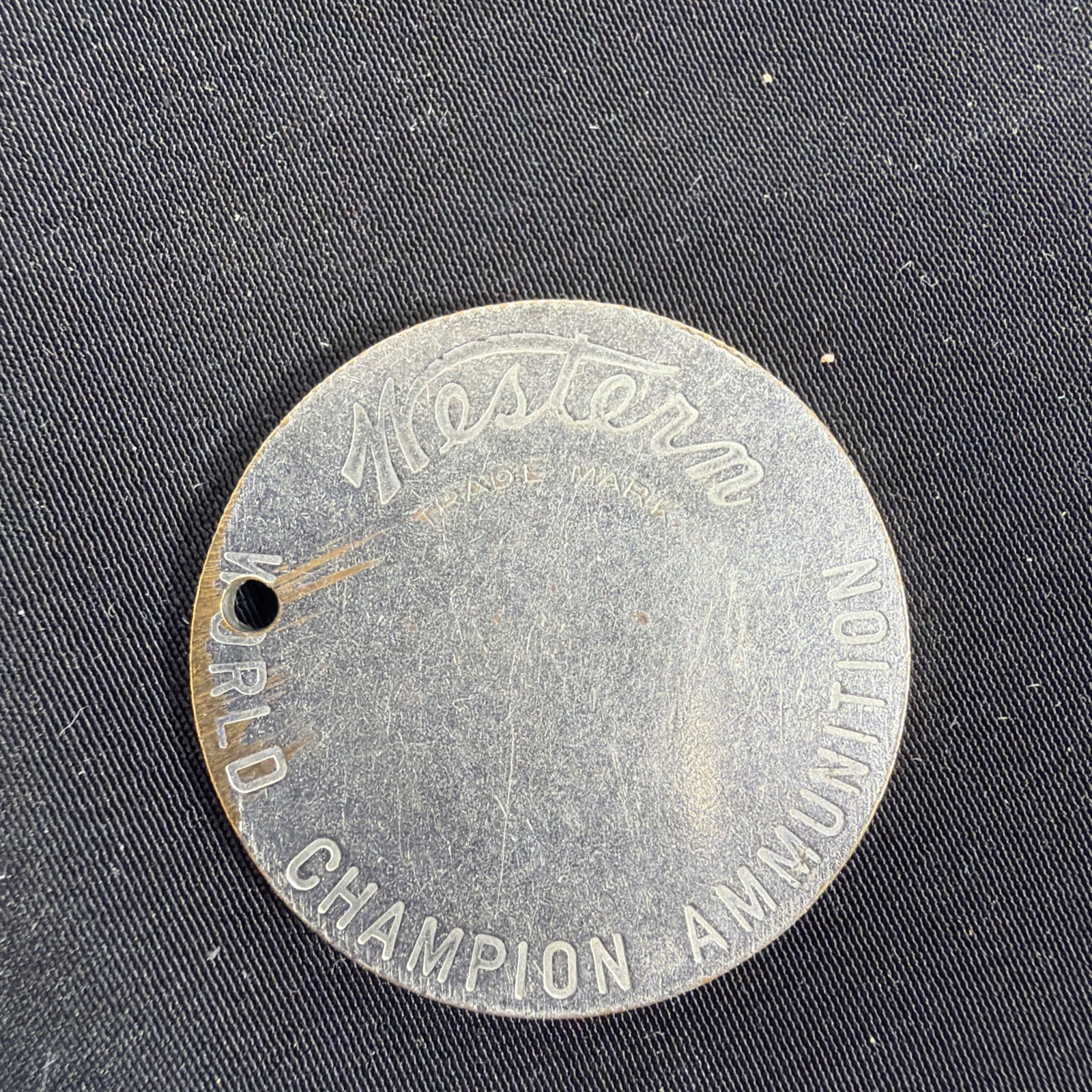 WINCHESTER AMMUNITION WESTERN TOKEN EXHIBITION SHOOTING SHOW TARGET COIN