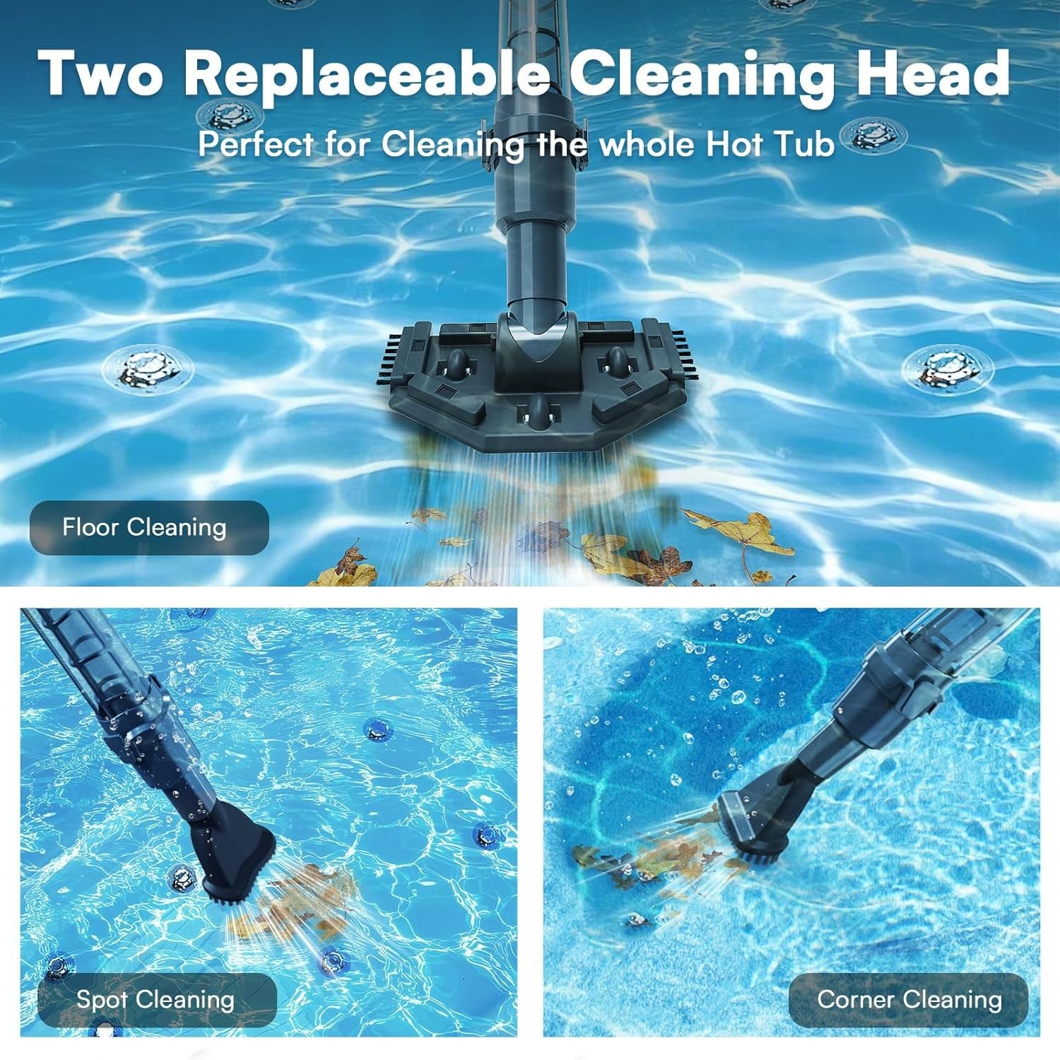 Cordless Pool Vacuum Cleaner with Strong Suction