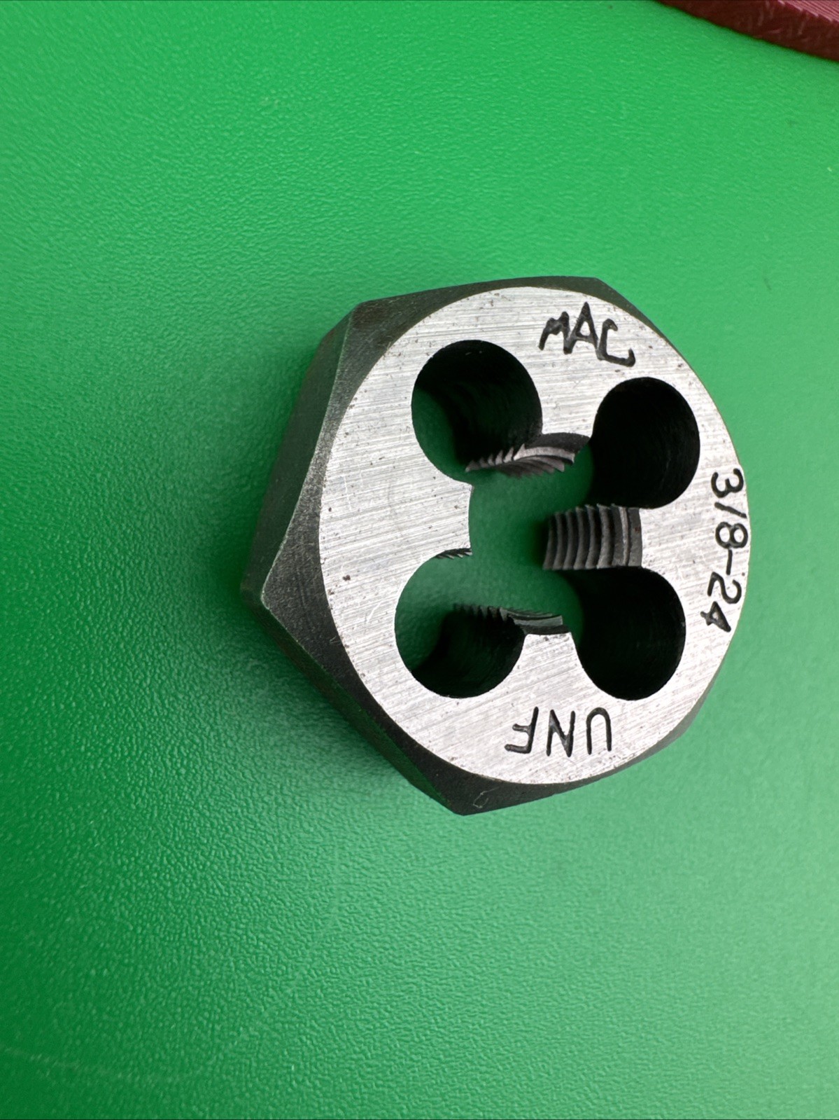 Mac Tools 6536DIA SAE Hexagonal Die 3/8"-24 NF - 1" Shank