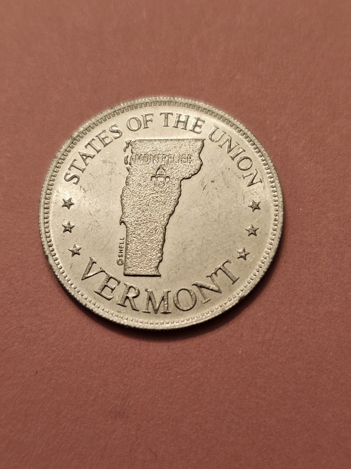 SHELL'S COIN GAME VERMONT 1969 VERSION 1 ALM-UNC RARITY INDEX 89 FREE SHIPPING