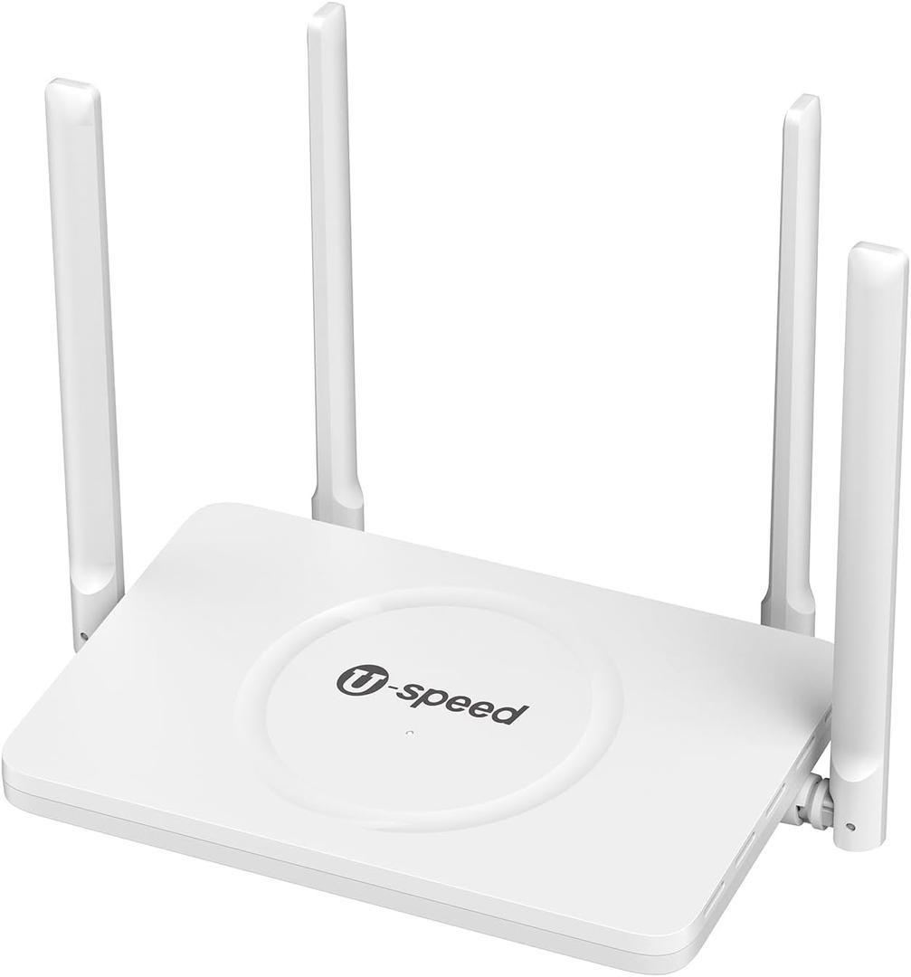 AC1200 WiFi Router Dual Band Wireless Internet Router, Speed Up to 1.2Gps