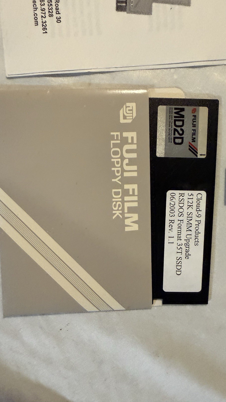 Tandy Coco Cloud 9 RAM SIMM Upgrade 512k W/ Disk See Pics