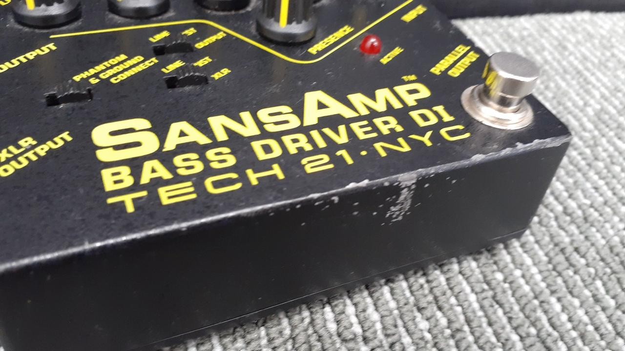 TECH21 Effect Pedal SANSAMP BASS DRIVER D1
