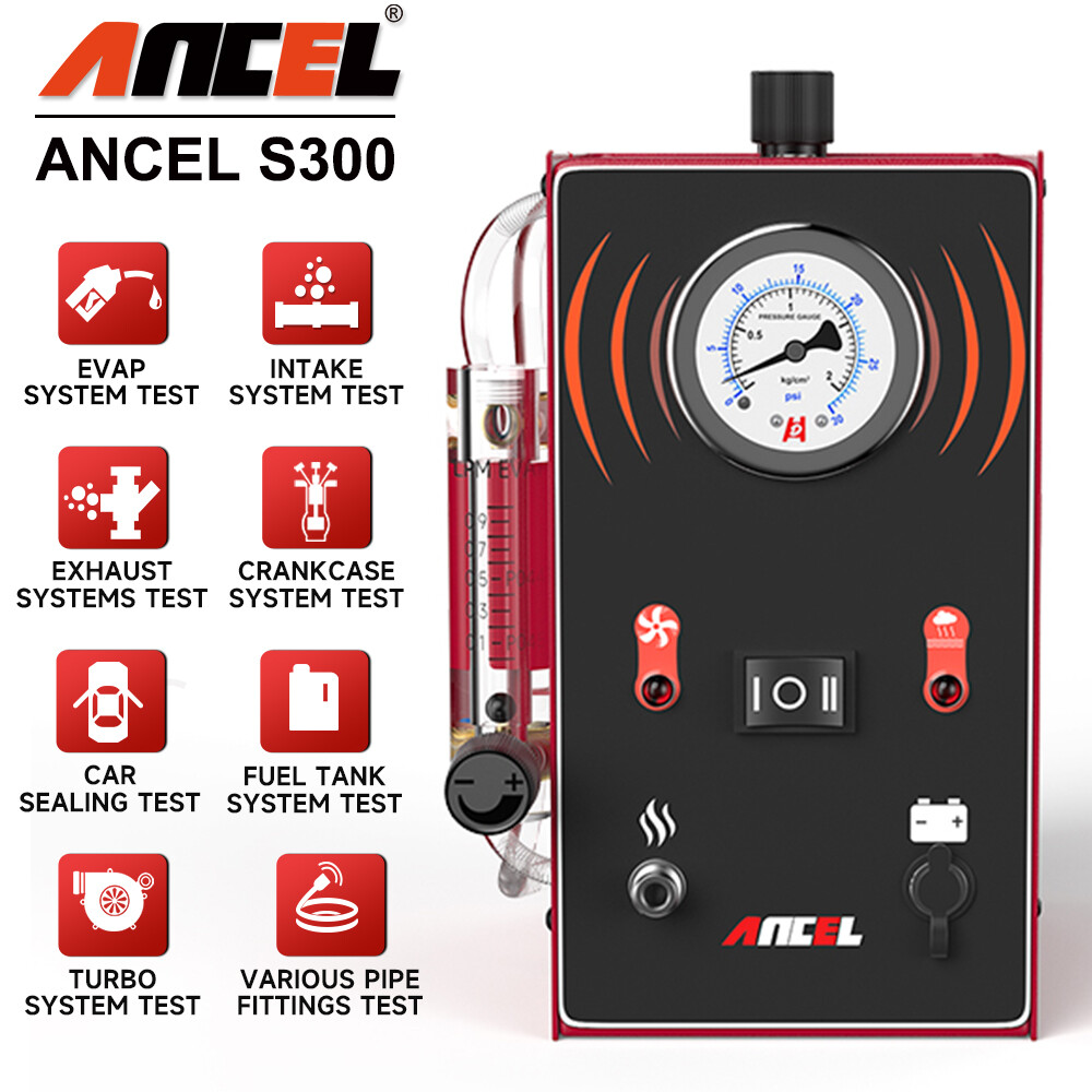 ANCEL S300 Automotive EVAP Smoke Leak Detector Machine Diagnostic Vacuum Tester