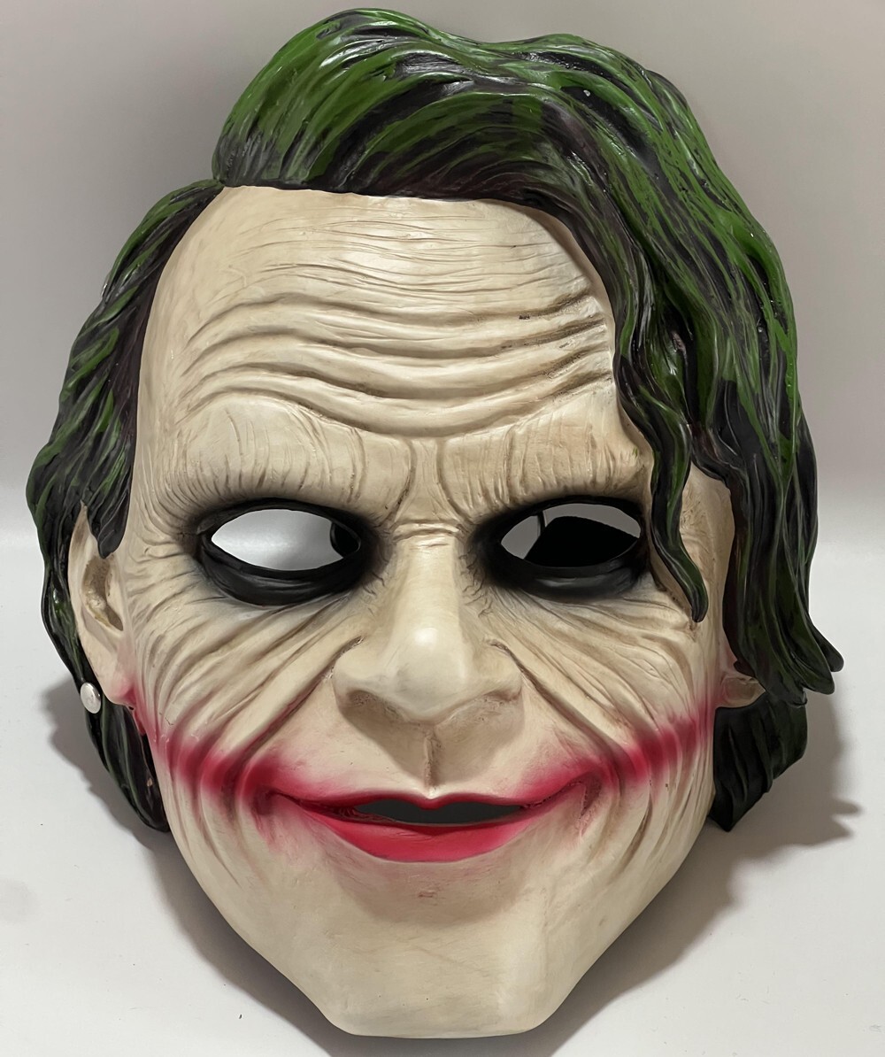 The Dark Knight Batman Joker PVC Mask 1/1 Wearable Cospaly Halloween Party New+