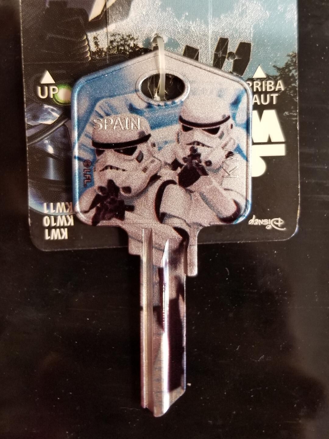 STAR WARS STORM TROOPERS KWIKSET KW1/KW10 KEYBLANK - READ DETAILS BELOW