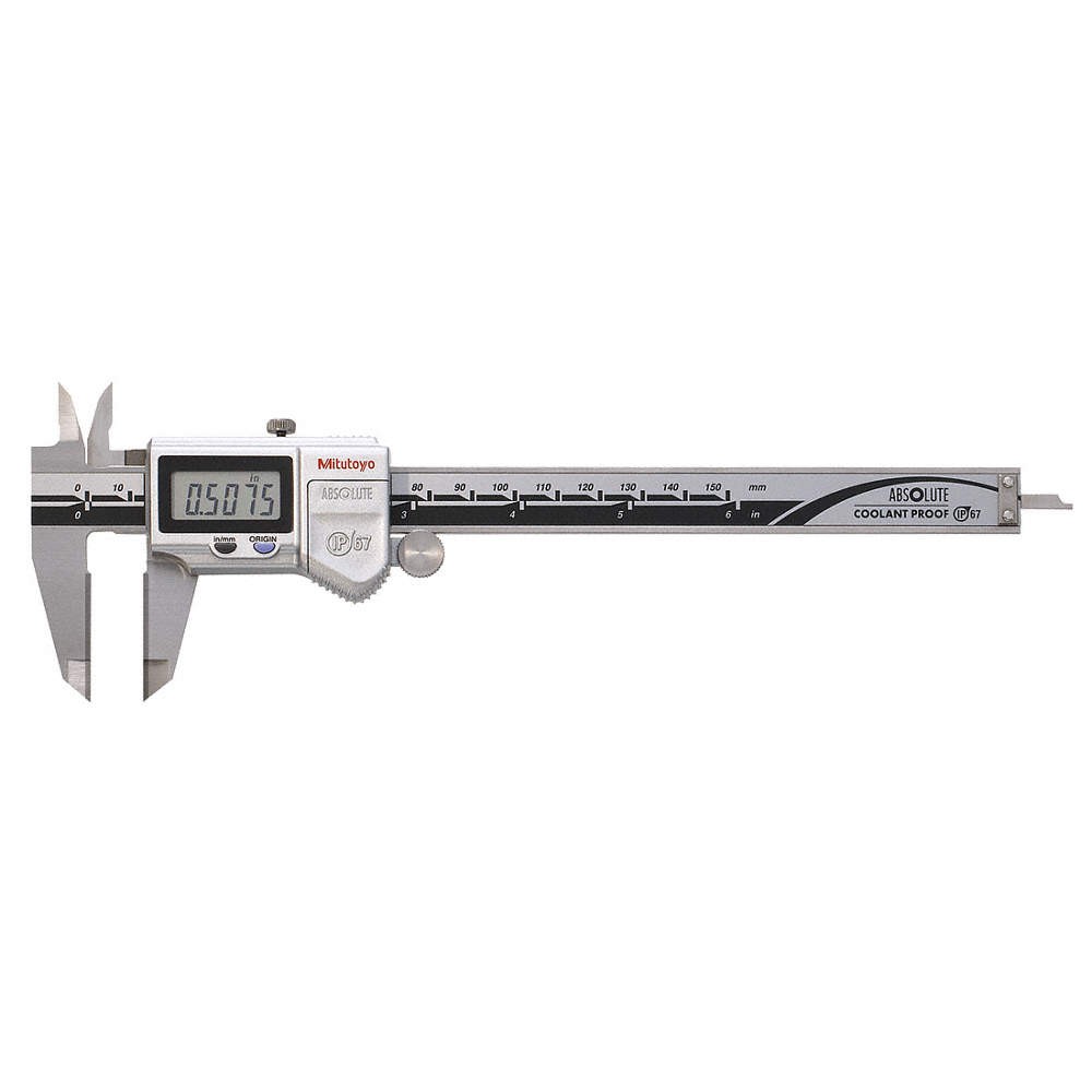 MITUTOYO 500-734-20CAL Absolute Digital Caliper,0 to 8 In 41T267