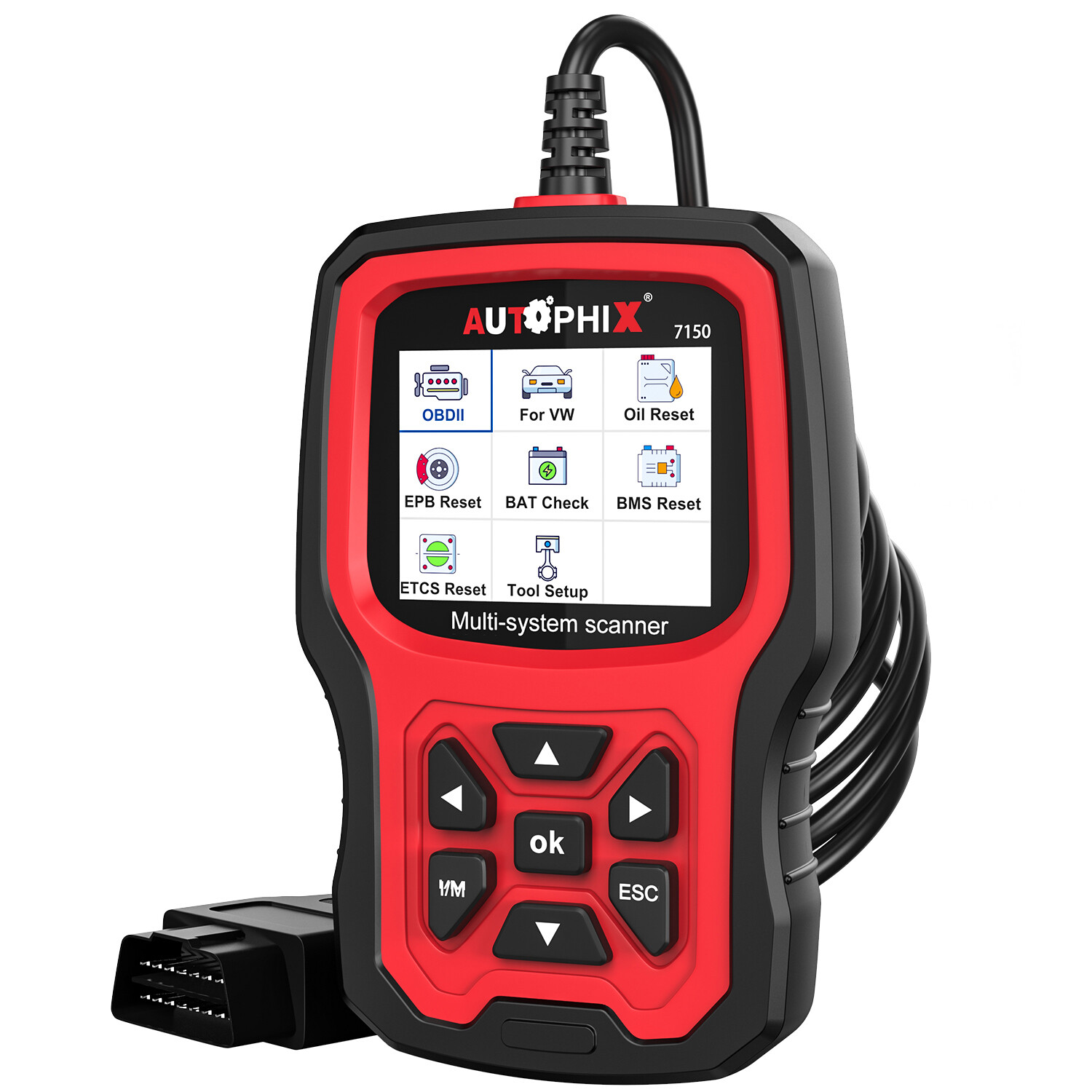 Fit For Ford OBD2 Scanner Full System Code Reader ABS SRS Reset Diagnostic Tool
