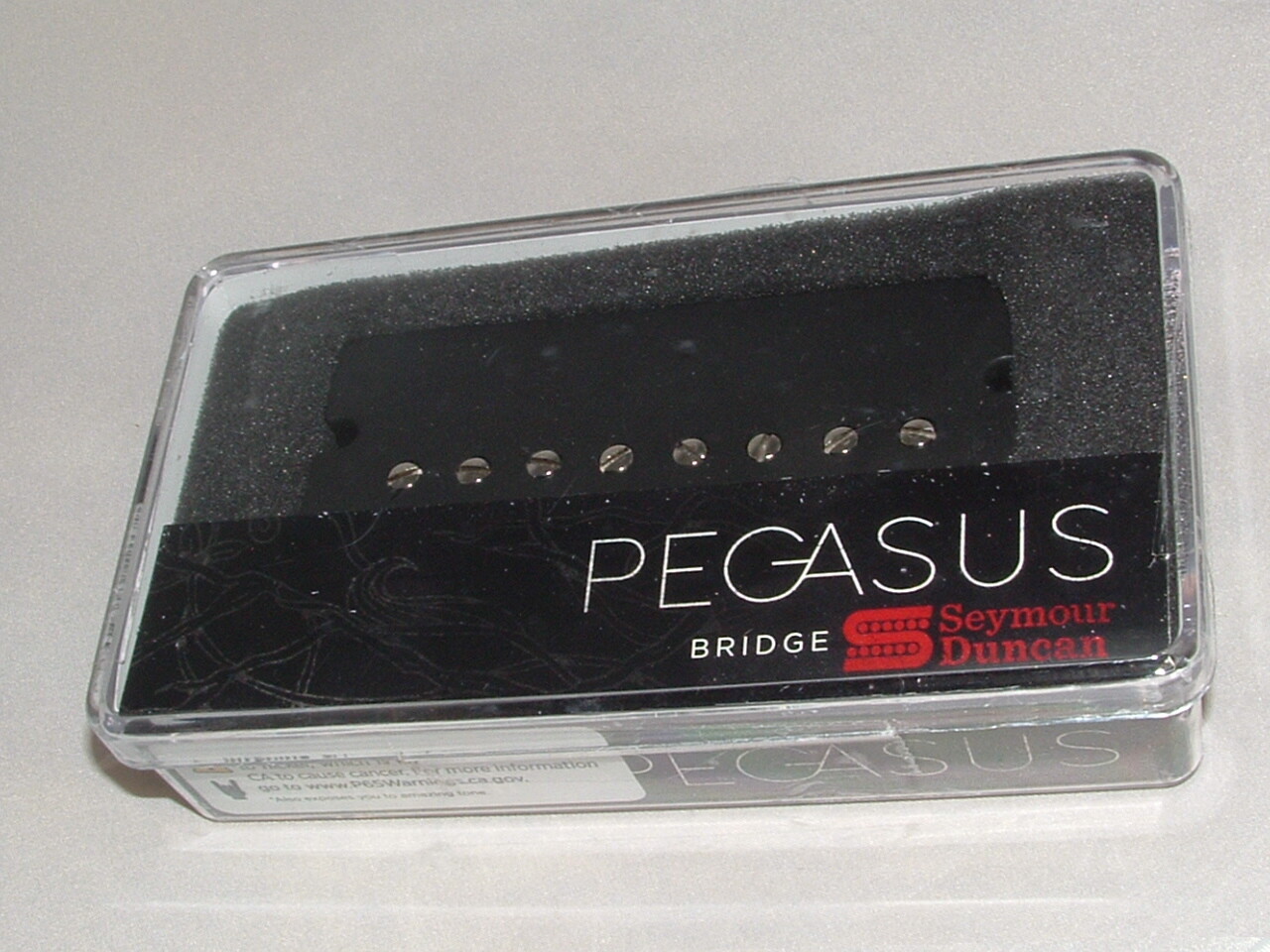 Seymour Duncan Pegasus Black 8 String Active Mount Soapbar New with Warranty
