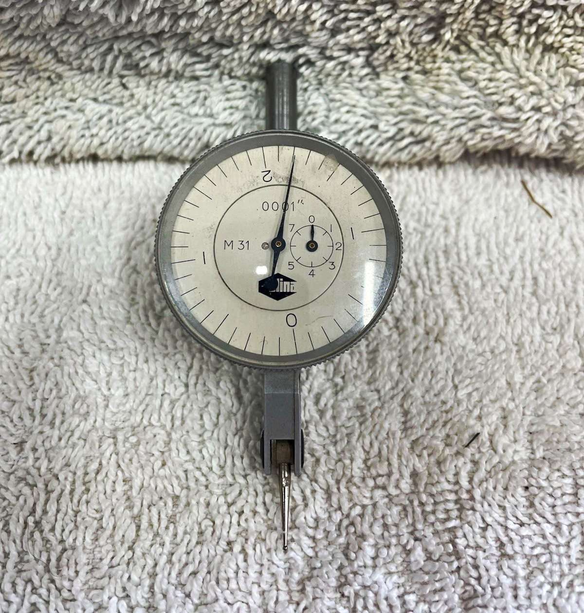 Compac Geneve M31 Lever Dial Test Indicator .0001” Swiss Made - No Case