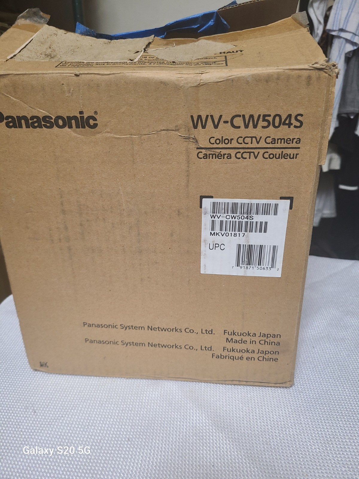 Panasonic WV-CW504S Color Super Dynamic CCTV Network Camera New