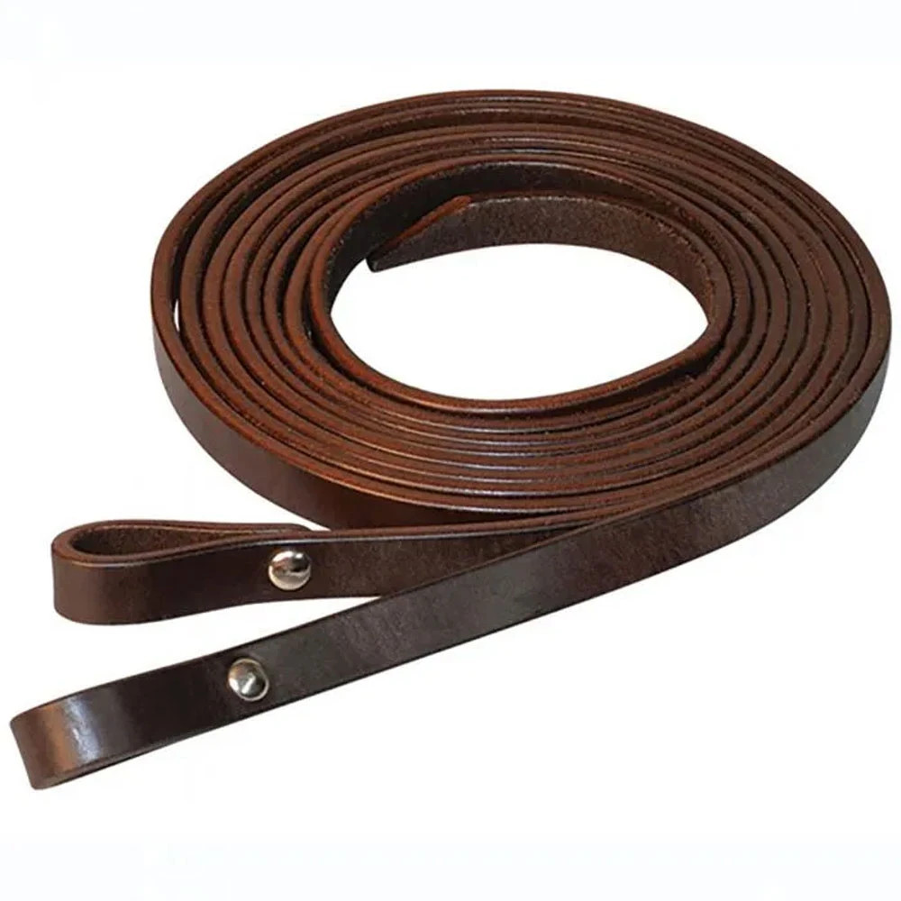 4775-0001 Circle Y 7 Foot Western Split Reins - Walnut NEW