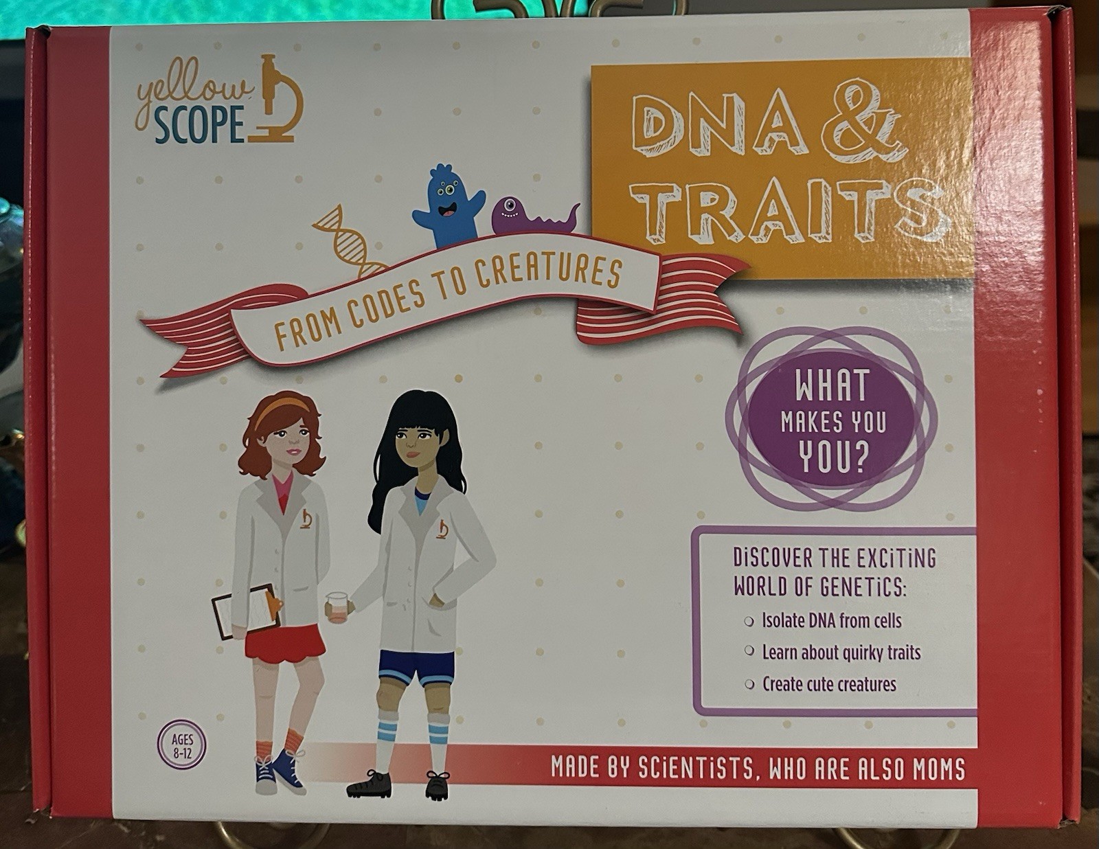 Yellow Scope DNA & Traits Science Kit – Genetics Lab STEM Set Ages 8–12