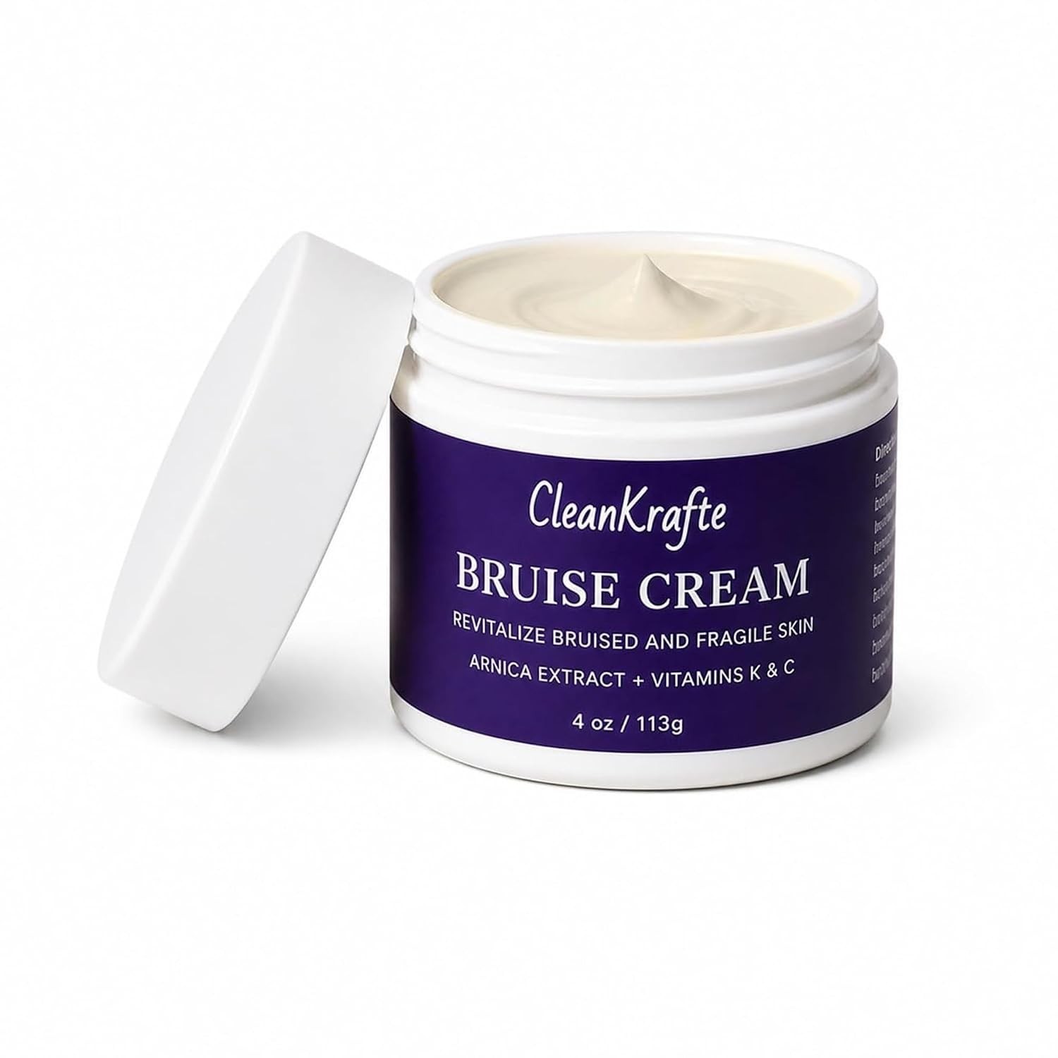 Arnica Bruise Repair Cream with Vitamin K C E Skin Renewal for Seniors Thin Skin