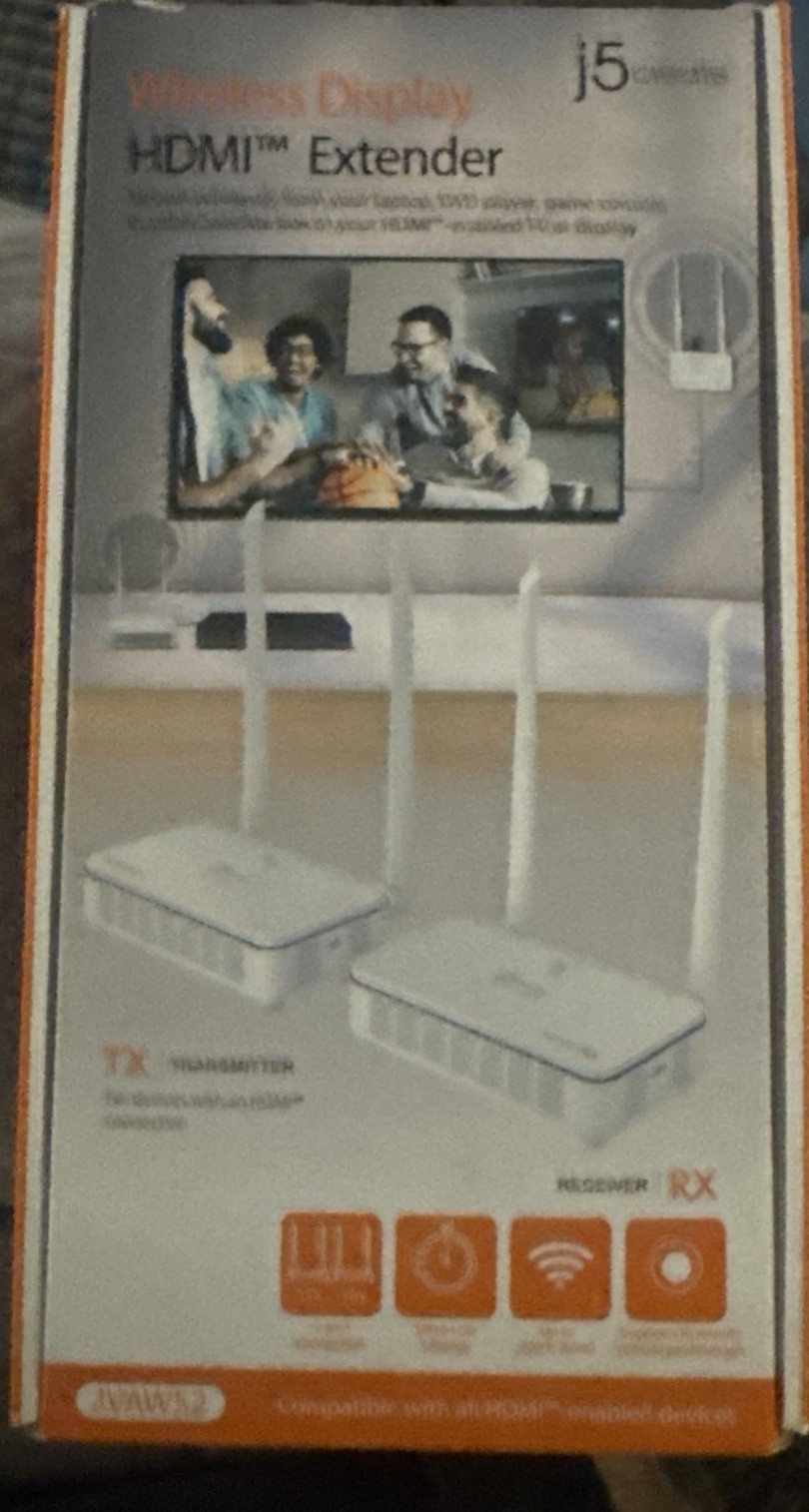 j5create | JVAW52 | Wireless Display HDMI Extender | White |