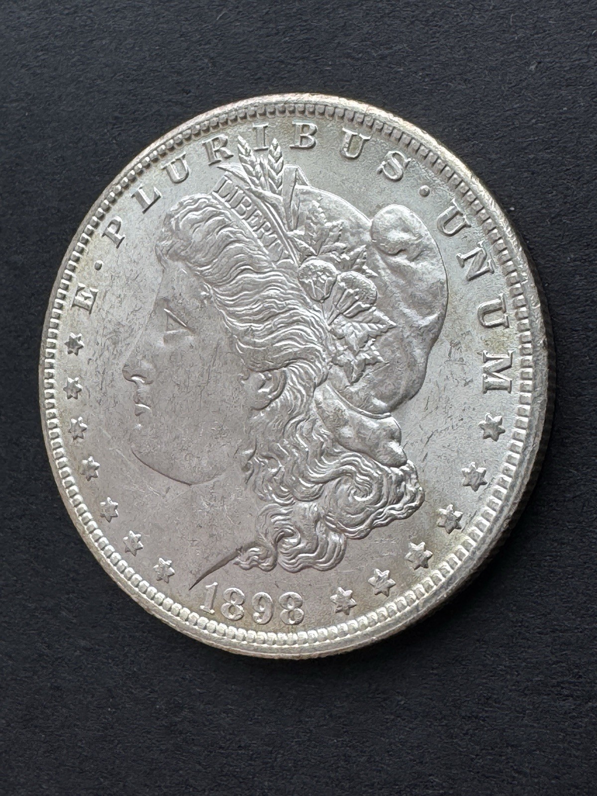 1898 O BU++ GEM MORGAN SILVER DOLLAR * UNCIRCULATED * FULL BREST FEATHER PQ