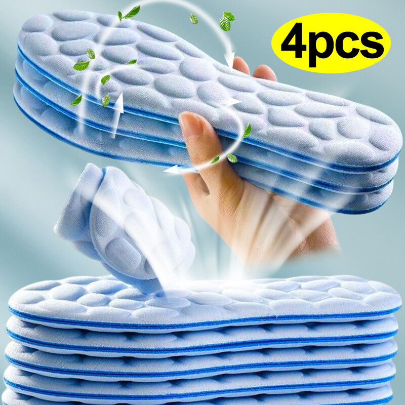 Plantilla de masajes Almohadillas ortopedicas de Espumas suave zapatos Unisex