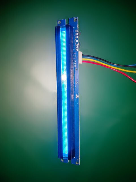 Audio VU Level Meter 101Seg Blue LED Bargraph 100mm DC5V 0-5V Module Port A