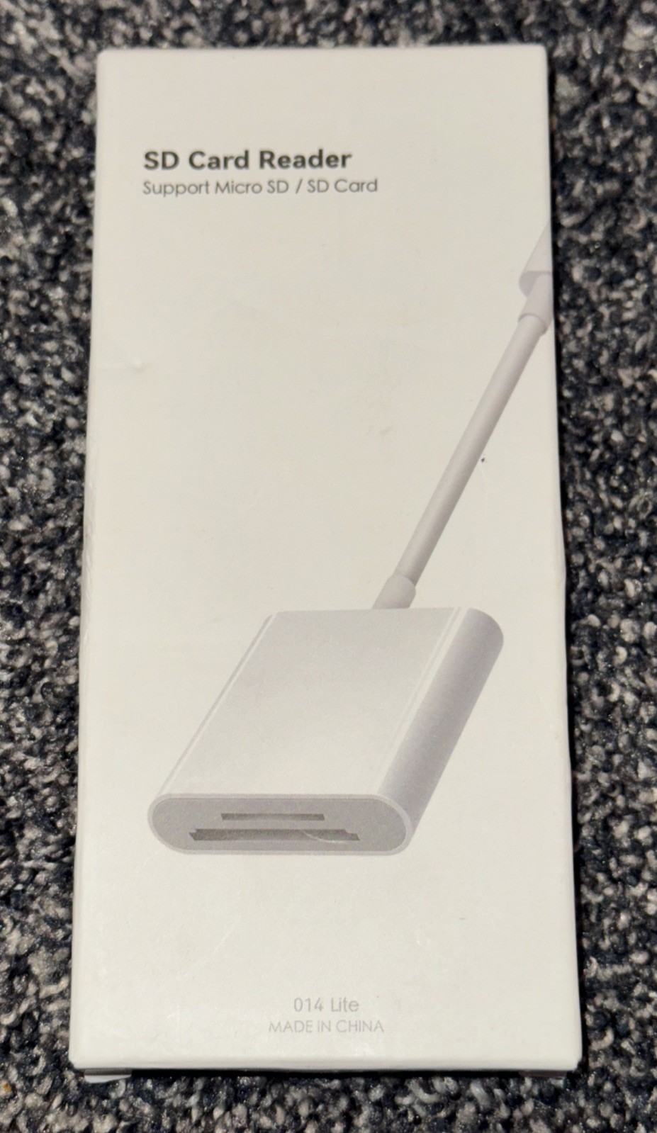 SD Card Reader for iPhone iPad, &USB-C Dual Connector, Support SD/MicroSD Cards