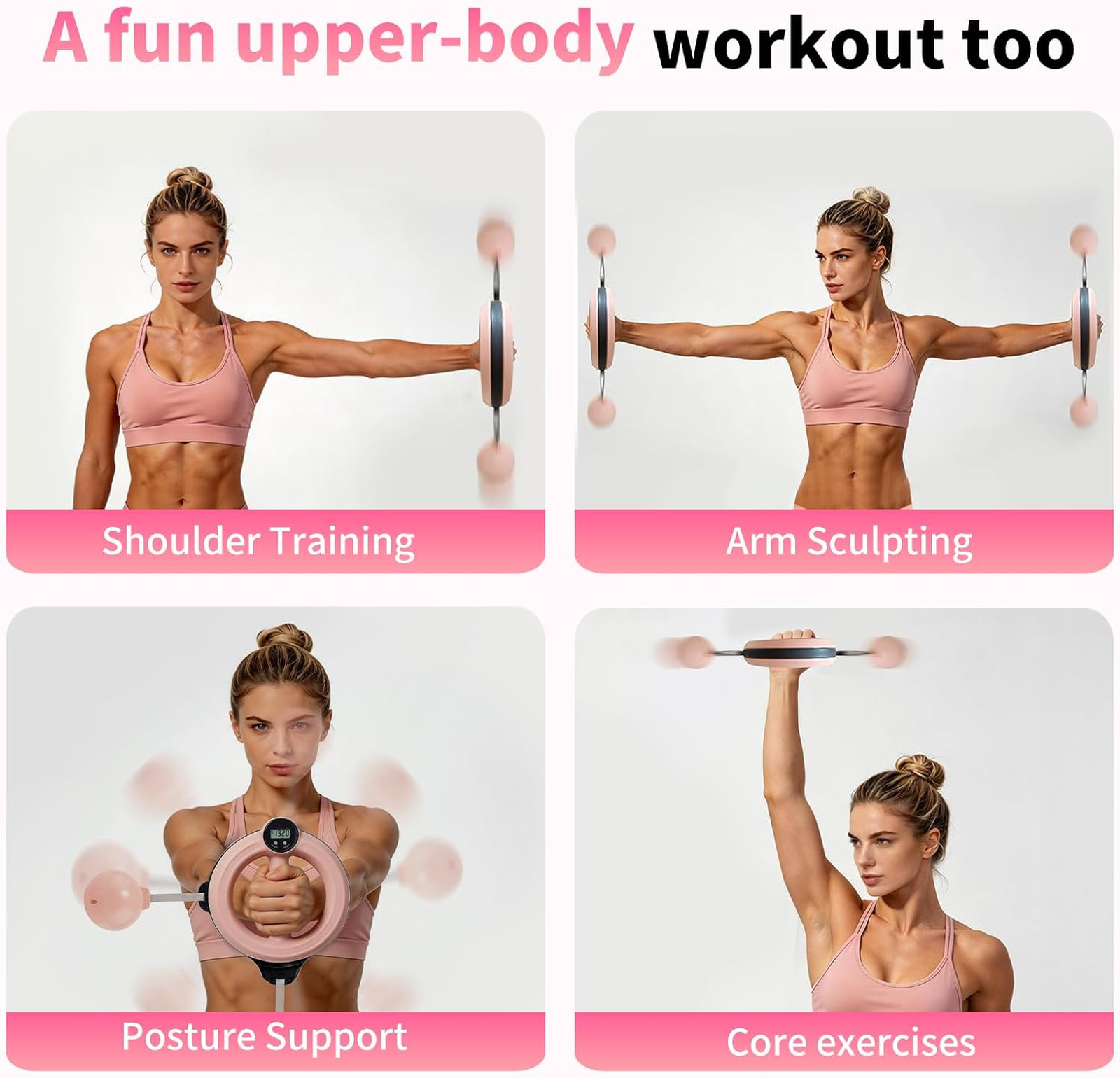 360 Rotating Wrist Forearm Trainer for Home Gym Arm Toner Workout | Adjustable