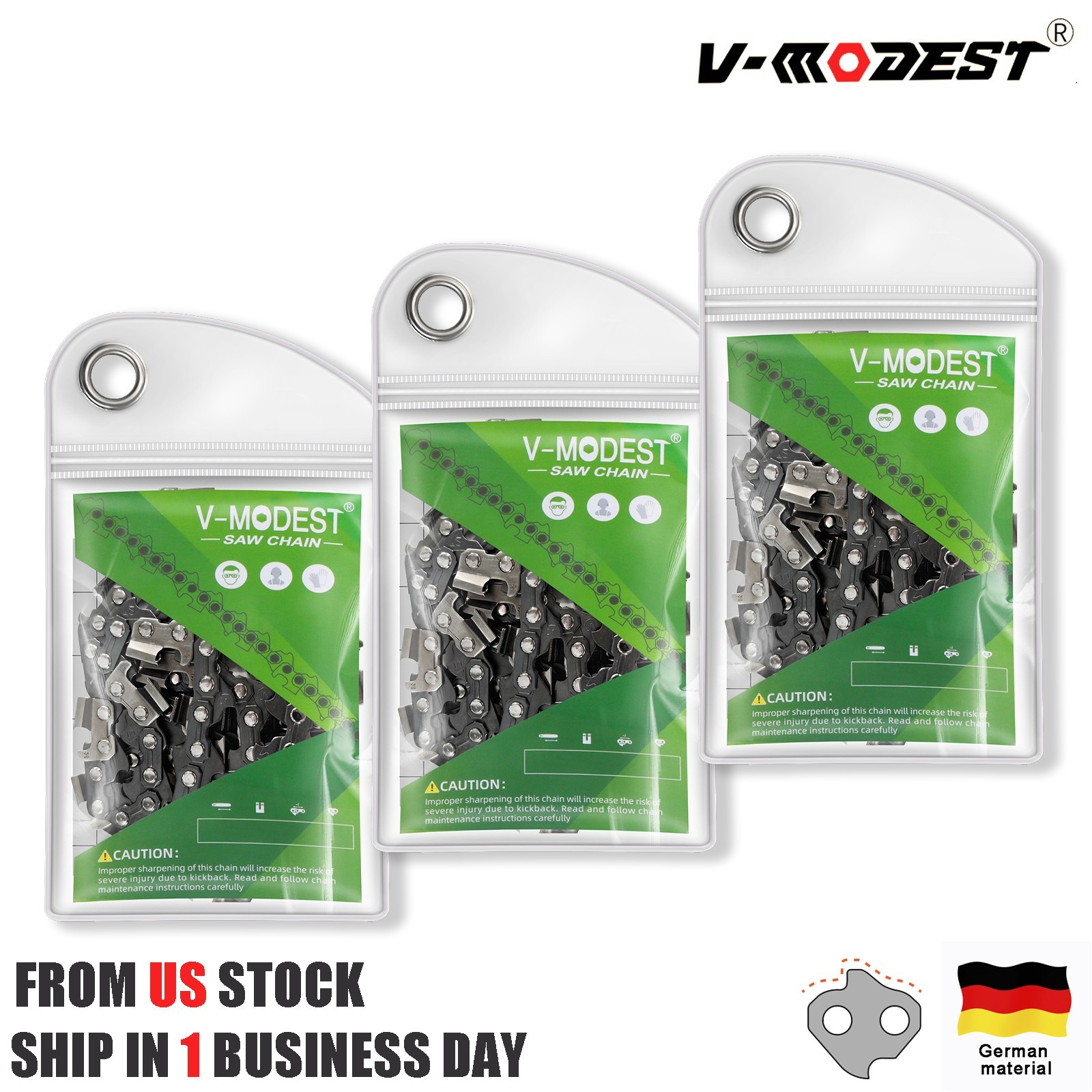 3PACK 18''Chainsaw Chain For Husqvarna X-CUT SP33G 445/440/543XP 325 050 72DL