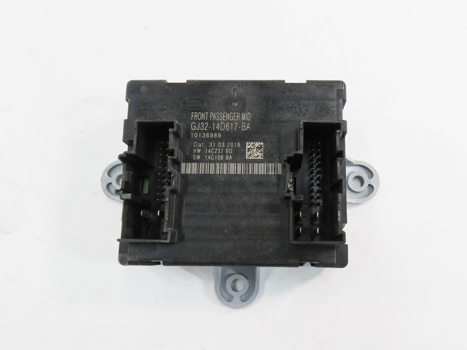2016 RANGE ROVER EVOQUE (L538) RIGHT FRONT PASSENGER DOOR CONTROL MODULE