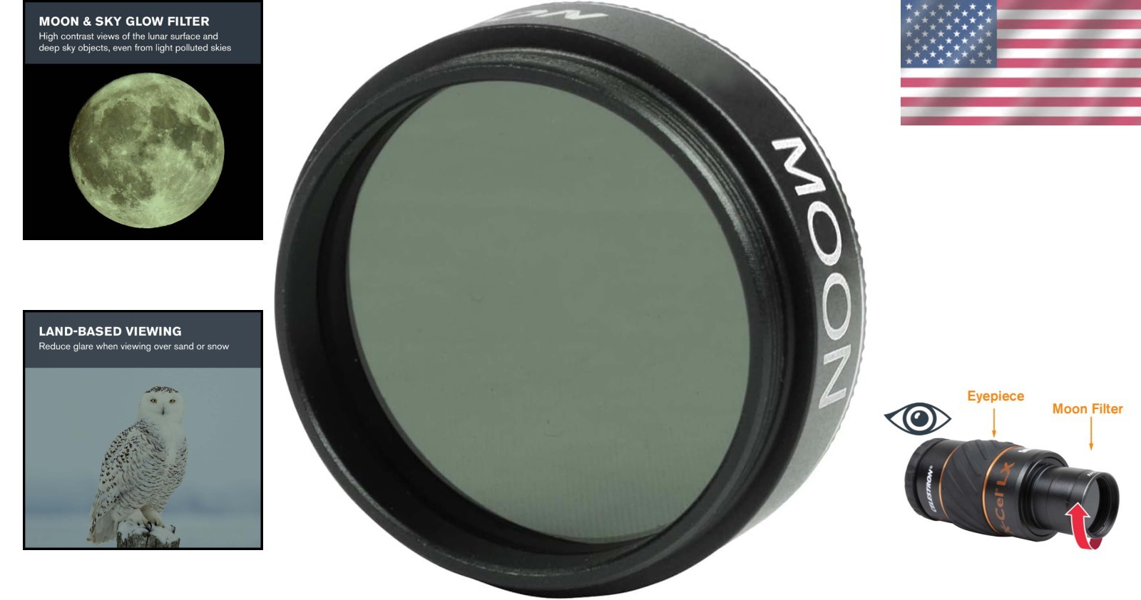 Celestron 1.25-Inch Moon Filter: Optimize Your Lunar and Planetary Observations