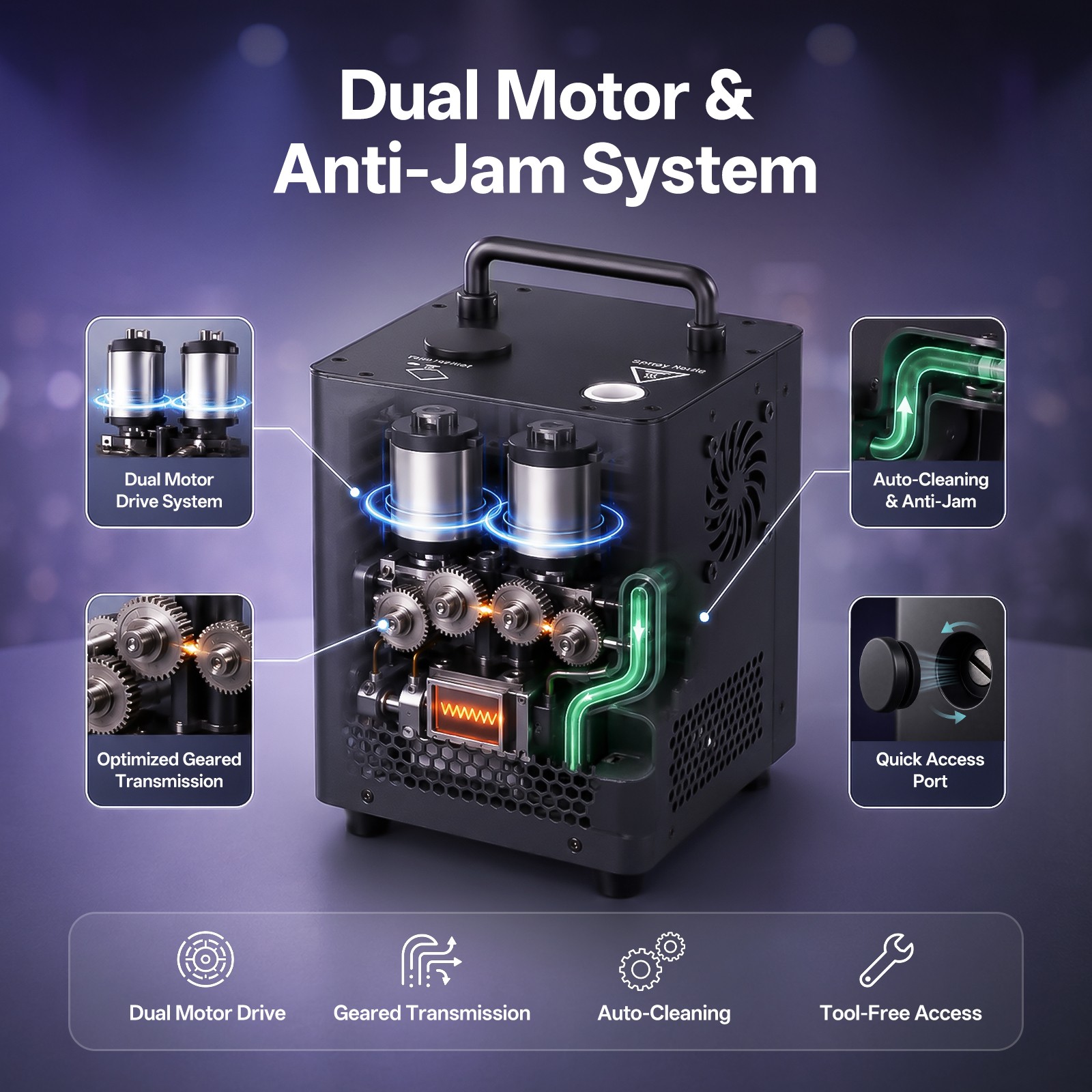 800W Cold Spark Machine Stage Effect DMX Firework Machine Event Wedding Show