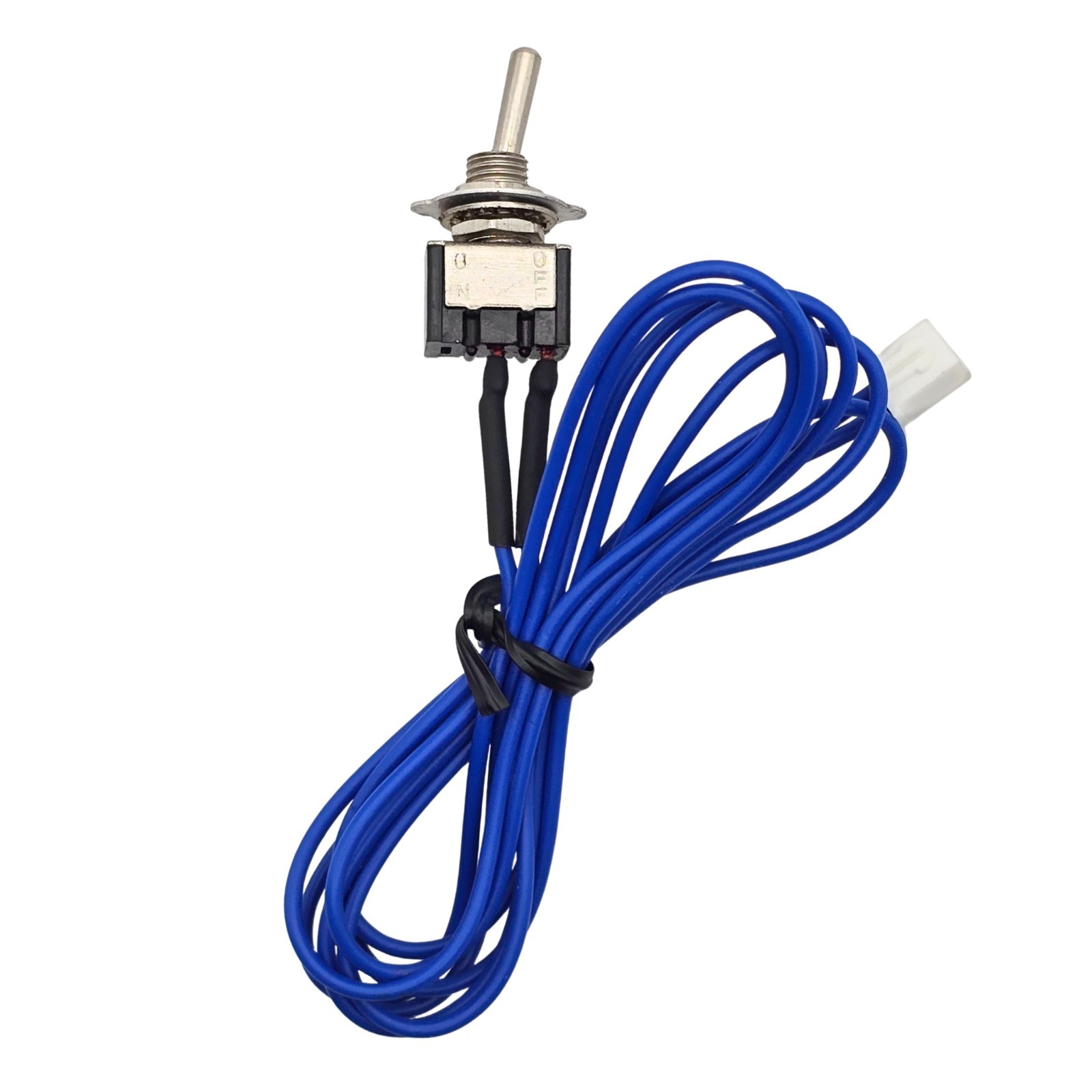 Mini SPST On Off Toggle Switch 6A 125VAC / 3A 250VAC Panel Mount Pre-Wired