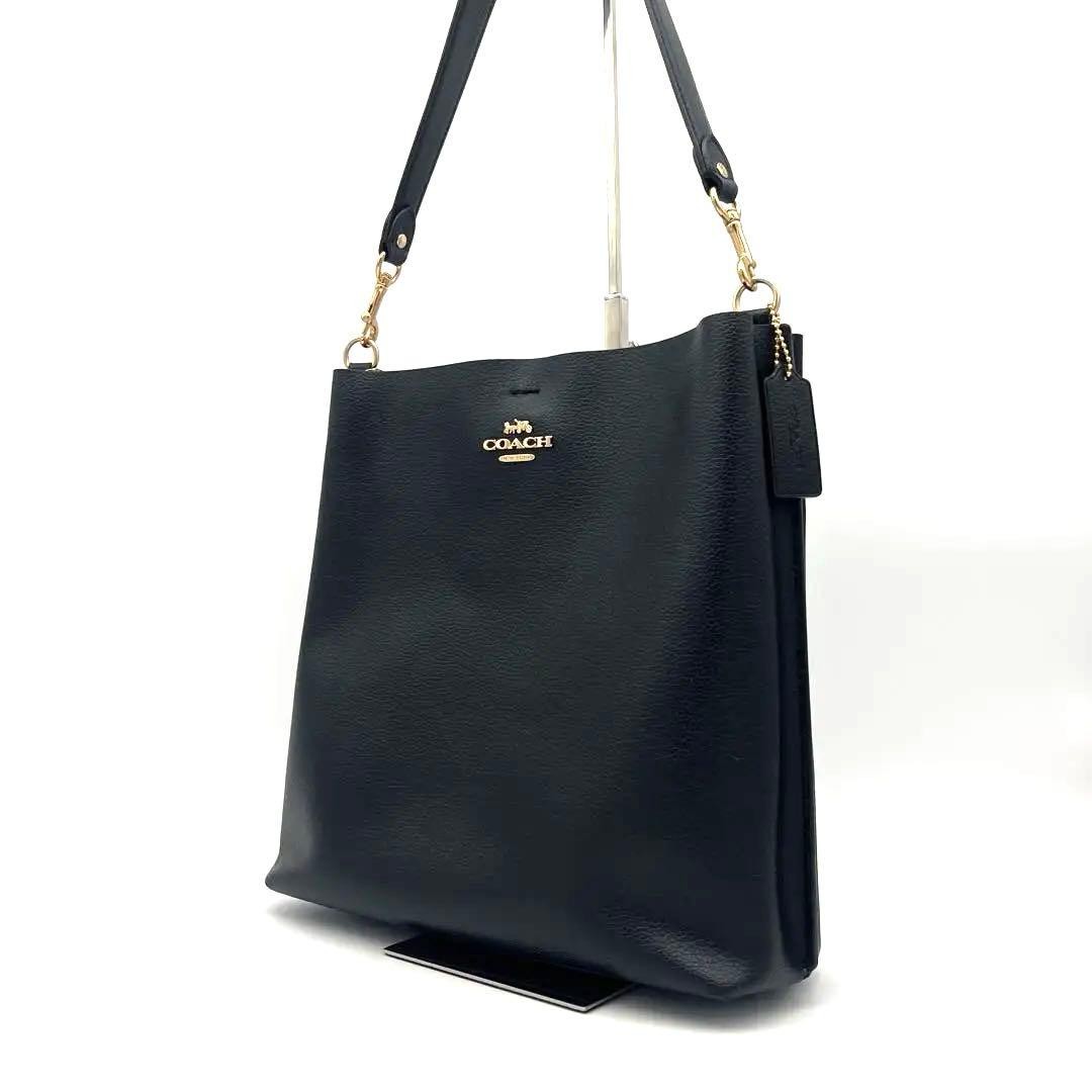 COACH Mory Bucket Bag Tote Bag Black A4