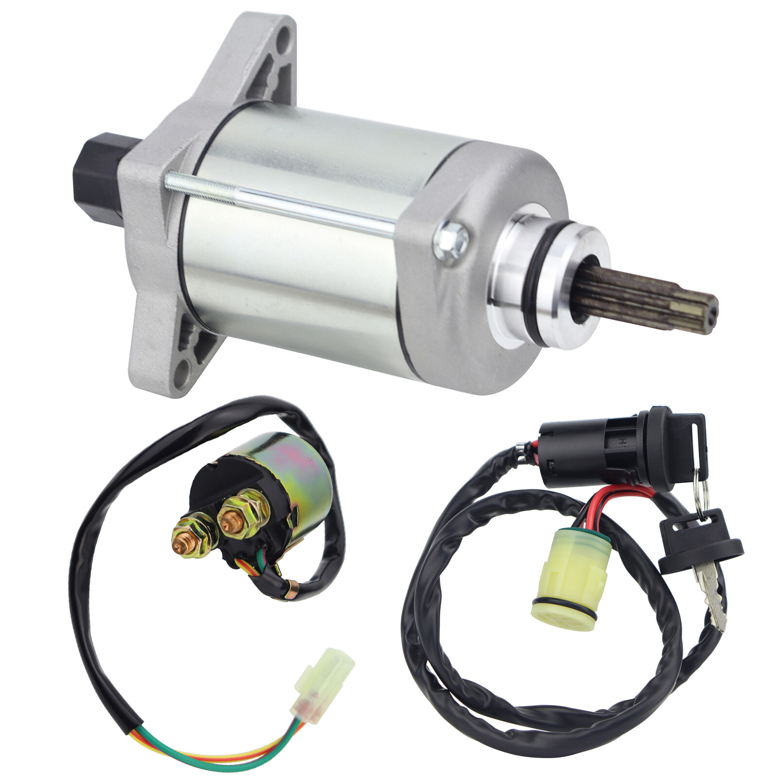 Starter for Honda Foreman 500 TRX500 2012-2019 with Relay and Switch