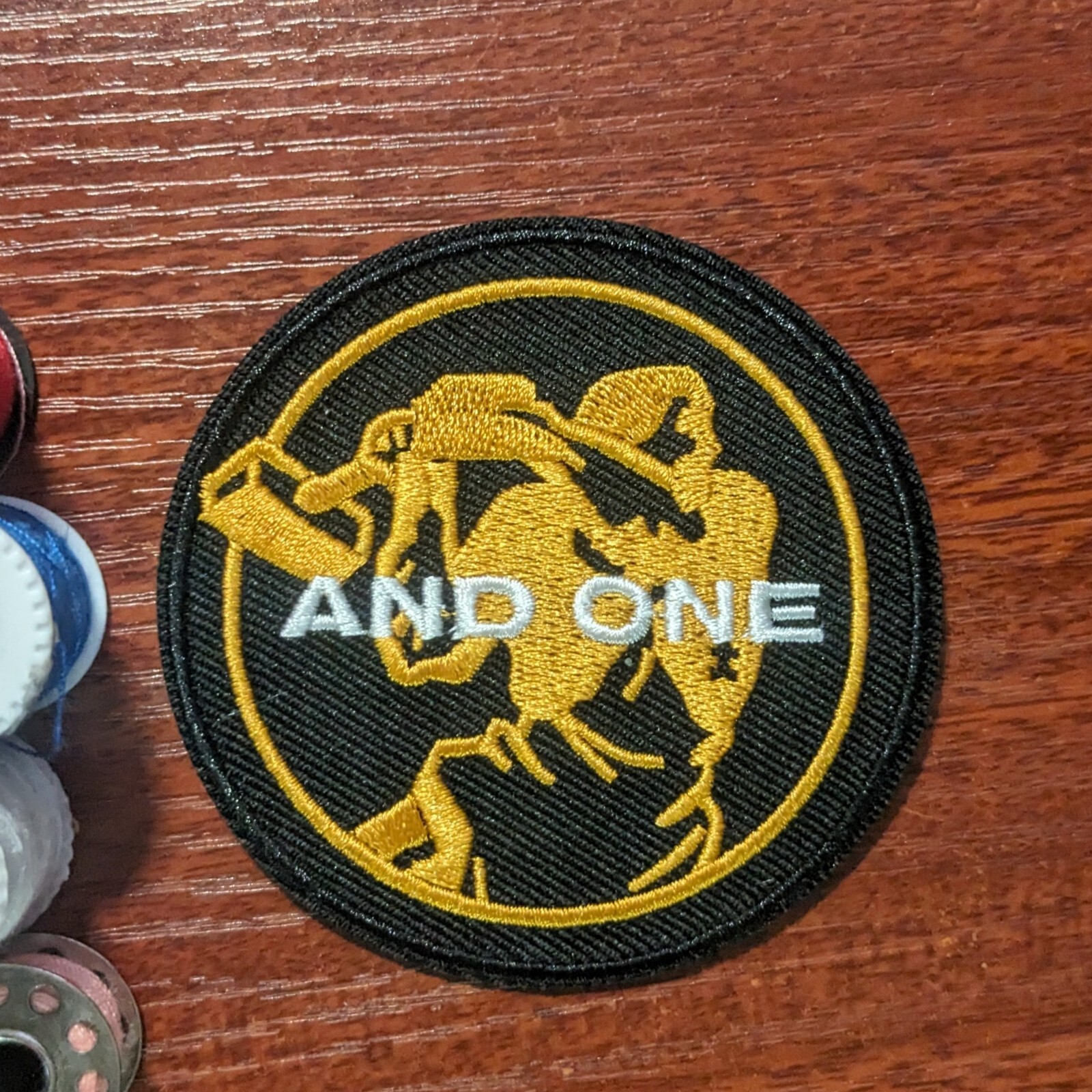 And One Band Patch German New Wave Synth Pop Goth EDM Embroidered Iron On 3"