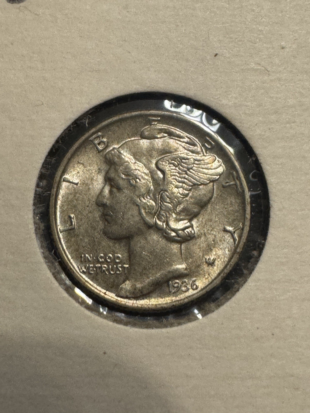 1936 Mercury Dime