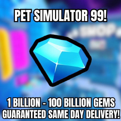 🔥💎1-100B GEMS PS99💎🔥PET SIMULATOR 99 - CHEAPEST!⚡💸